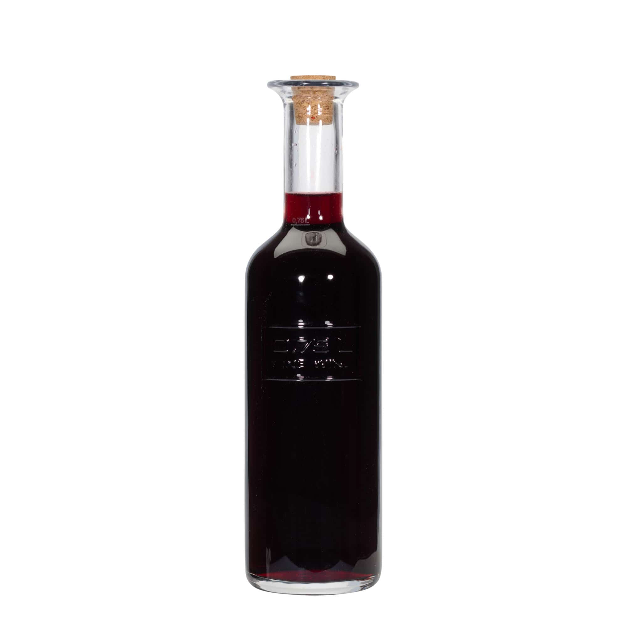 750 ml staklena boca 'Optima Fine Wine', grlo: pluta