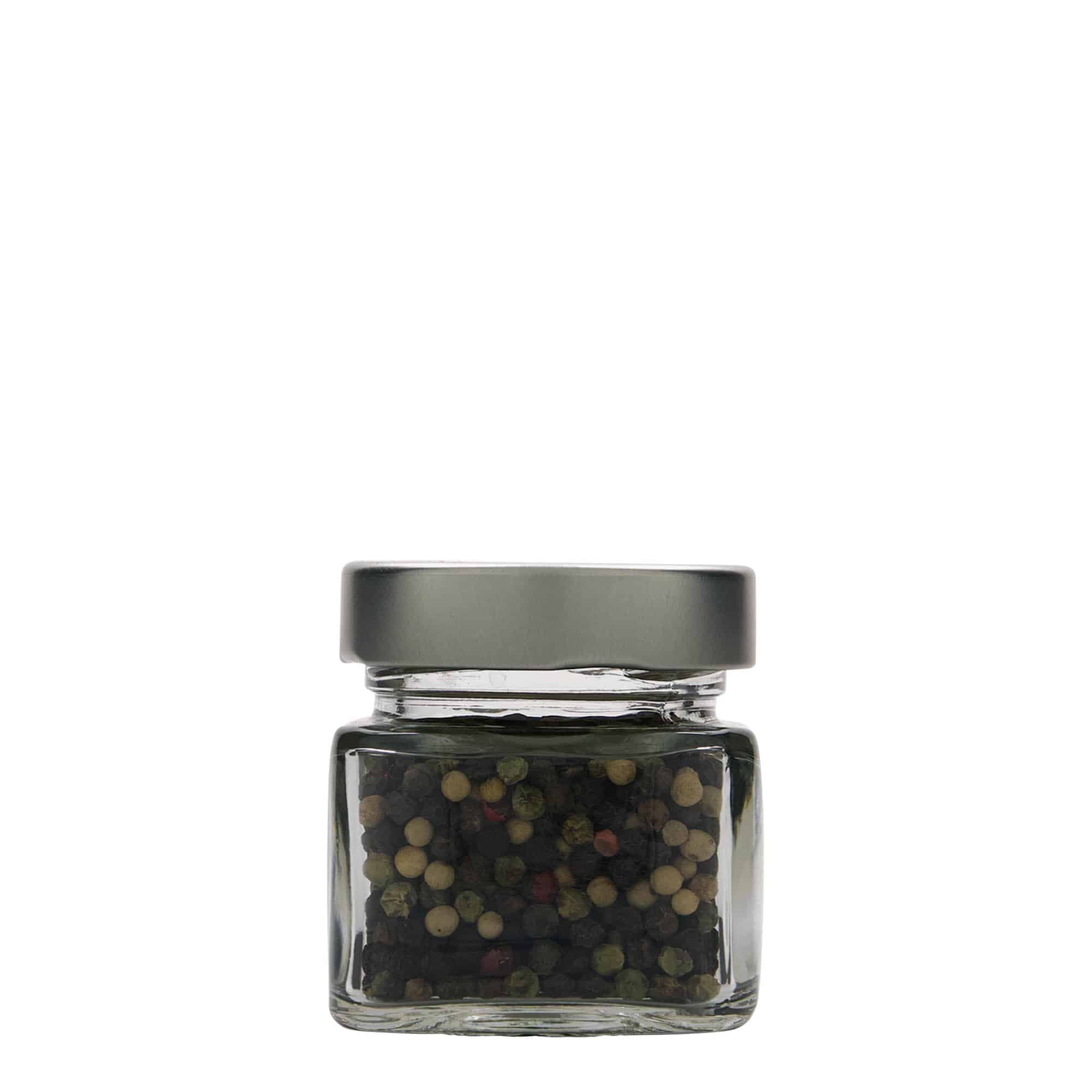 106 ml četvrtasta staklenka 'Ikarus', otvor: Deep-Twist-Off (DTO 58)