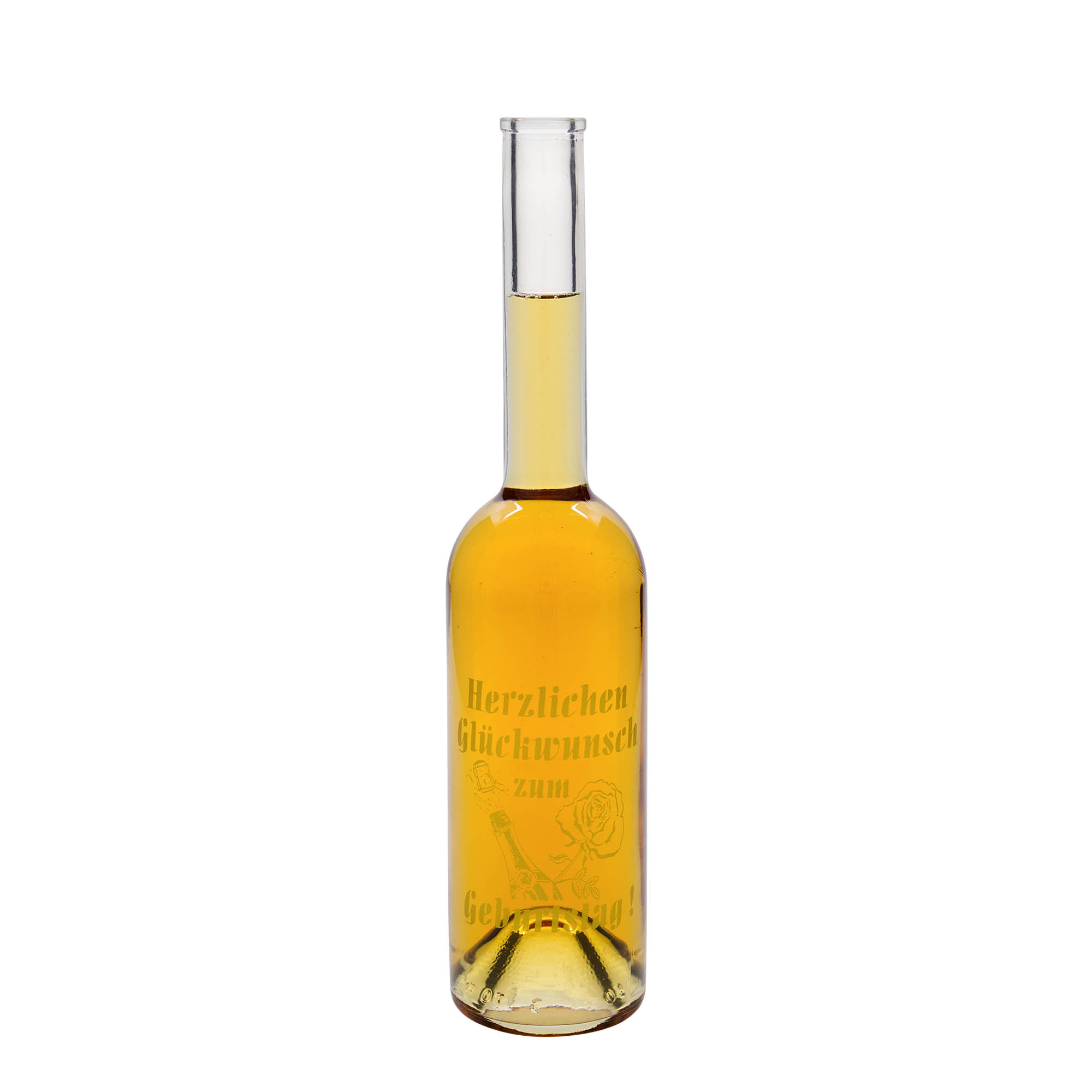 500 ml staklena boca 'Opera', motiv: boca za rođendan, grlo: čep 500 ml staklena boca 'Opera', motiv: boca za rođendan, grlo: čep