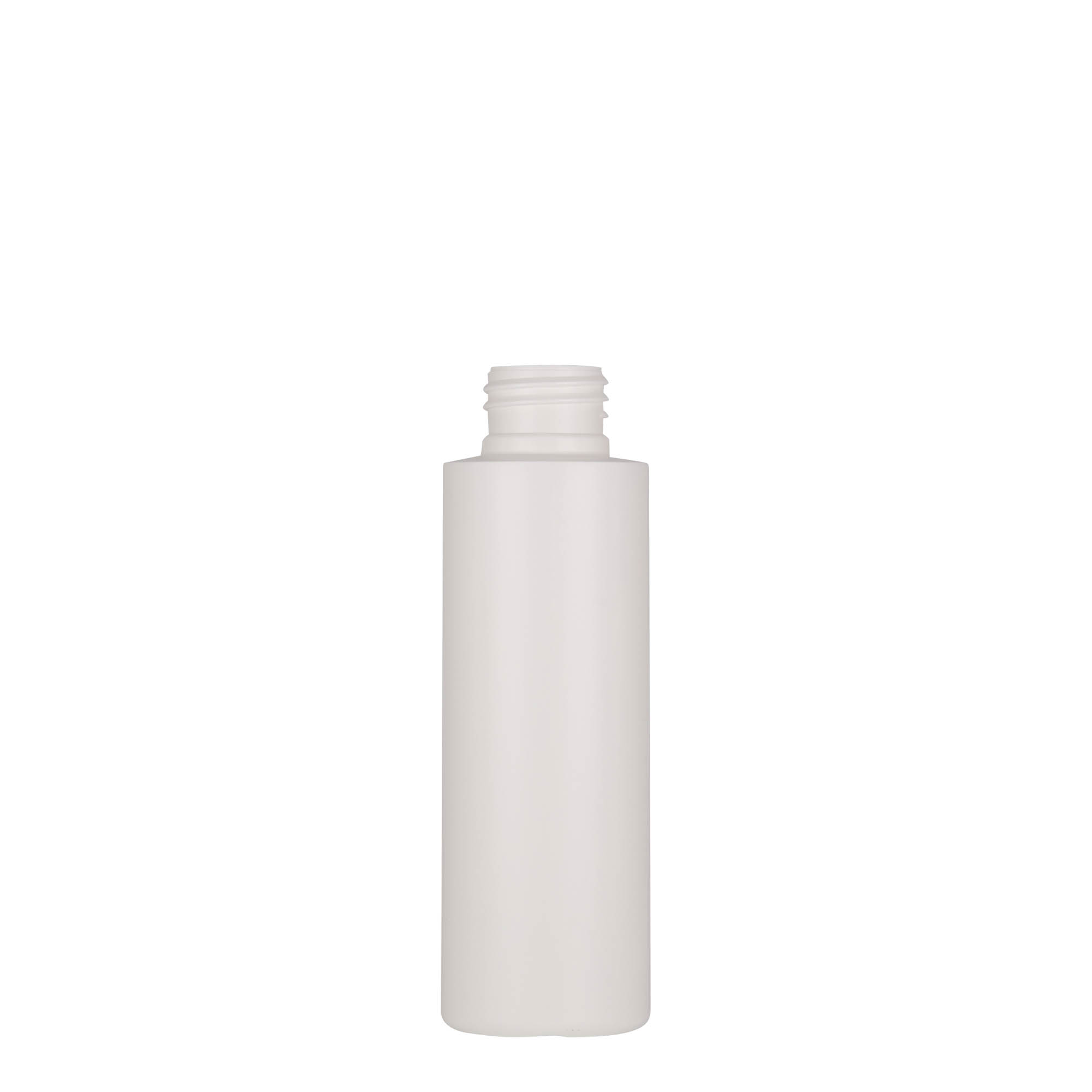100 ml plastična boca 'Pipe', zeleni HDPE, bijela, grlo: 24/410