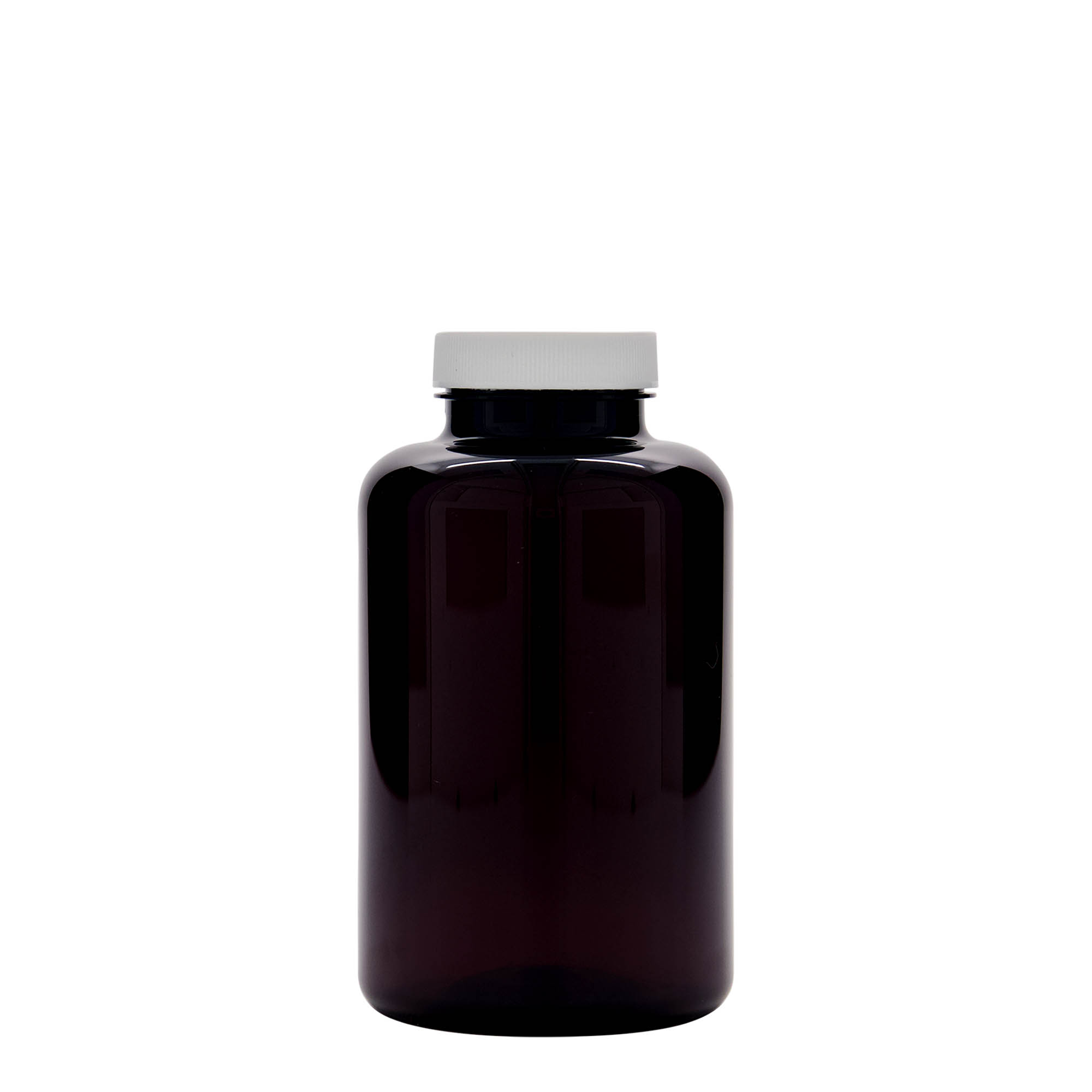 PET bočica za pakiranje 500 ml, plastika, smeđa, otvor: GPI 45/400