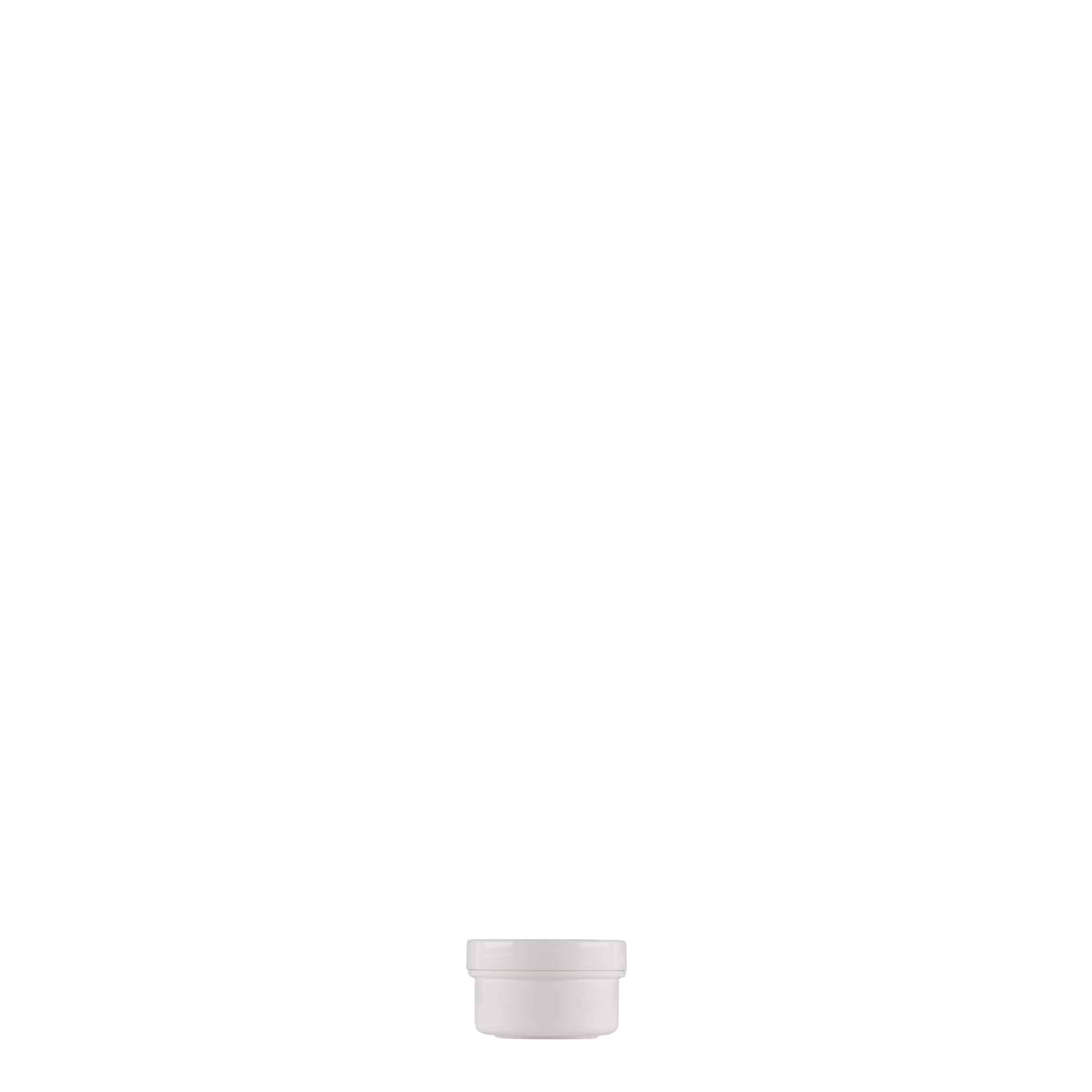 Plastična posudica 6 ml 'White Line', PP, bijela, otvor: navojni čep