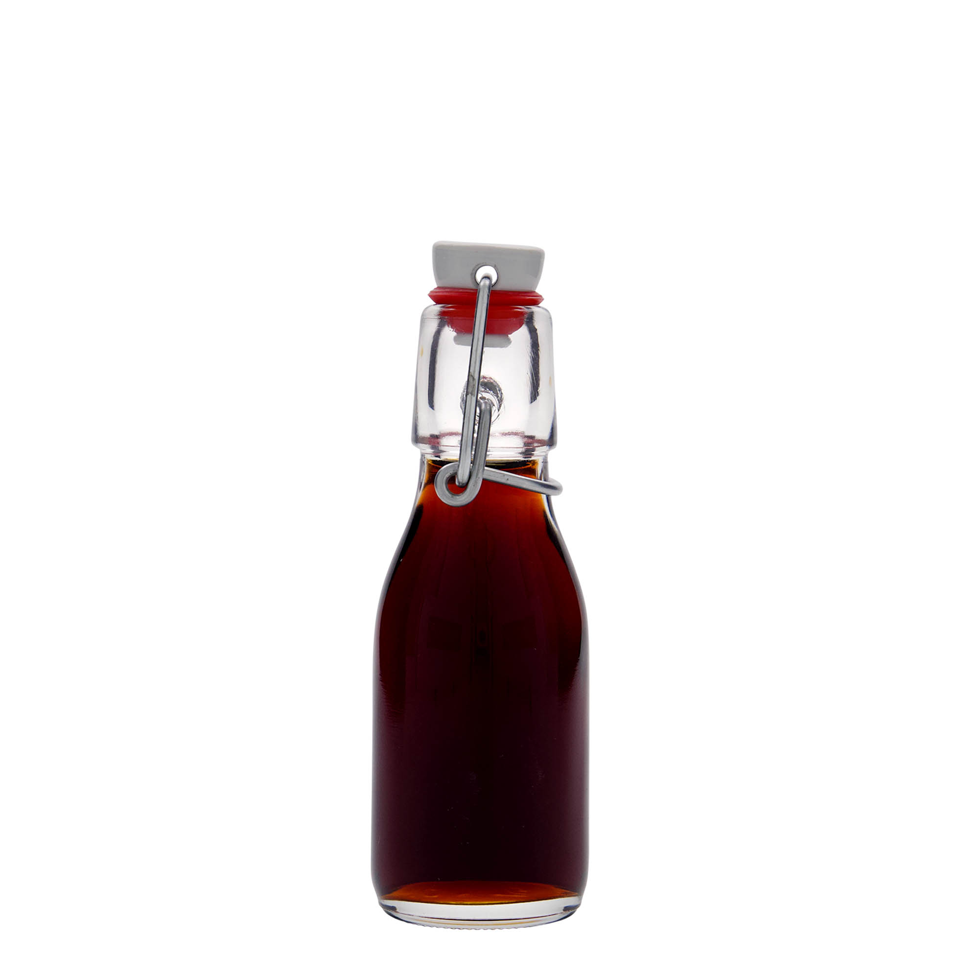 100 ml staklena boca 'Paul', grlo: zatvarač s kopčom 100 ml staklena boca 'Paul', grlo: zatvarač s kopčom
