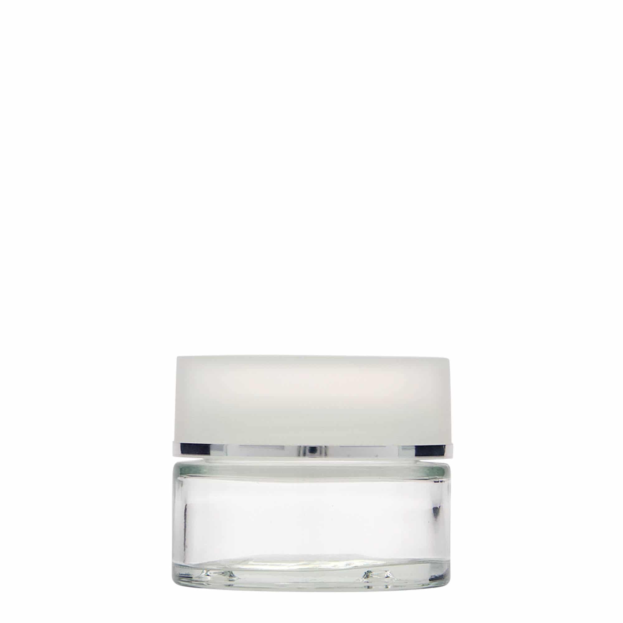 50 ml staklenka 'Clear Edition', staklo, otvor: navojni zatvarač