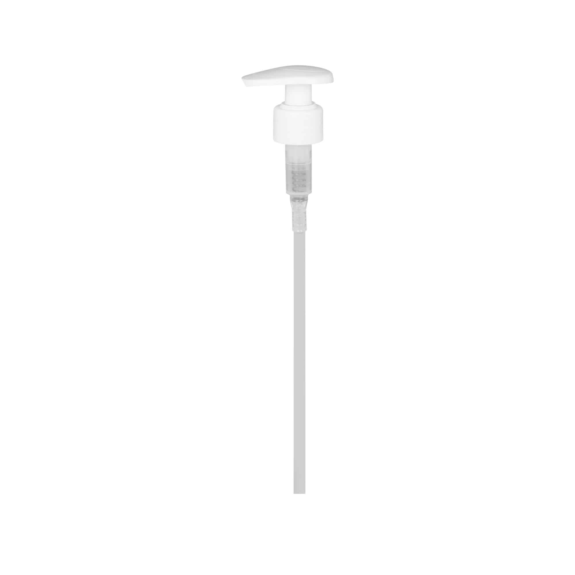 Zatvarač s navojem, dozirna pumpa, PP-plastika, bijela, za grlo: 24/410