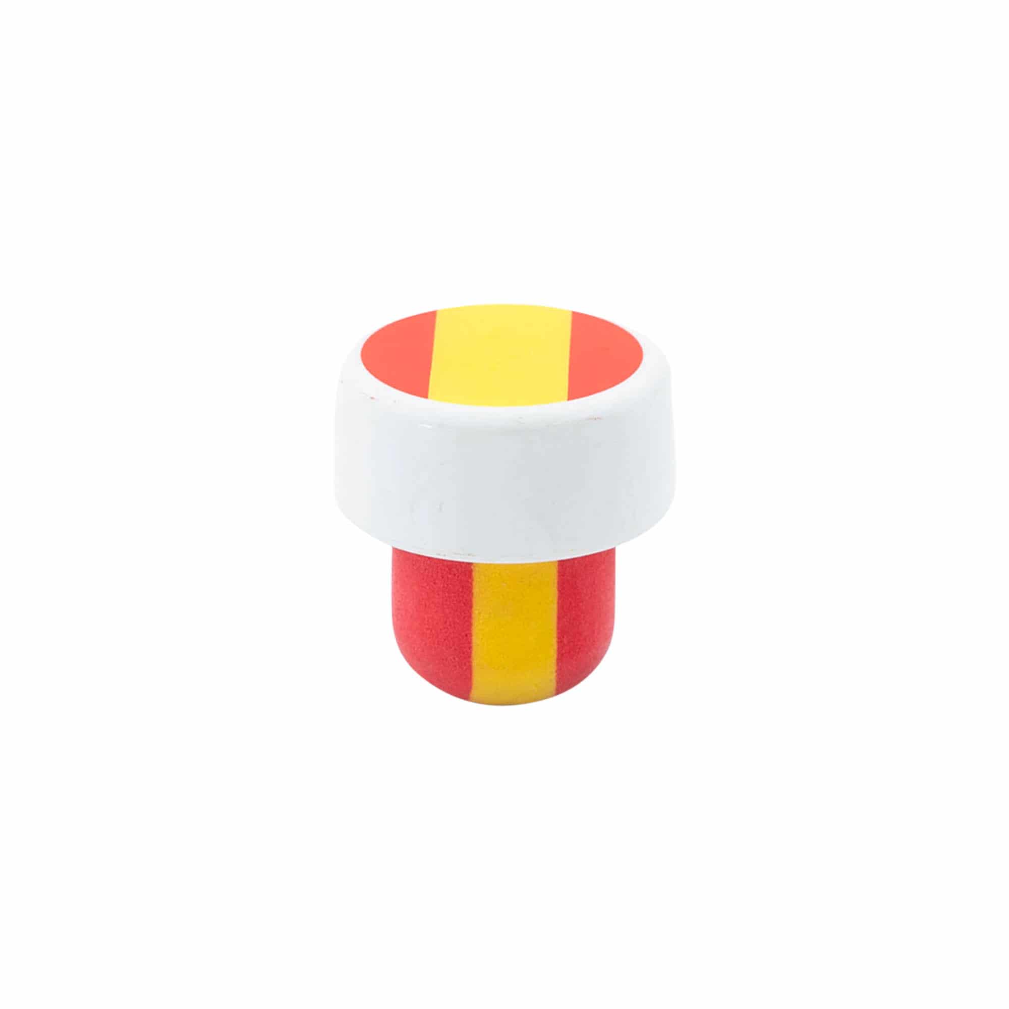 Pluteni čep s glavom 19 mm 'Španjolska', plastika, više boja, za otvor: pluteni čep Pluteni čep s glavom 19 mm 'Španjolska', plastika, više boja, za otvor: pluteni čep