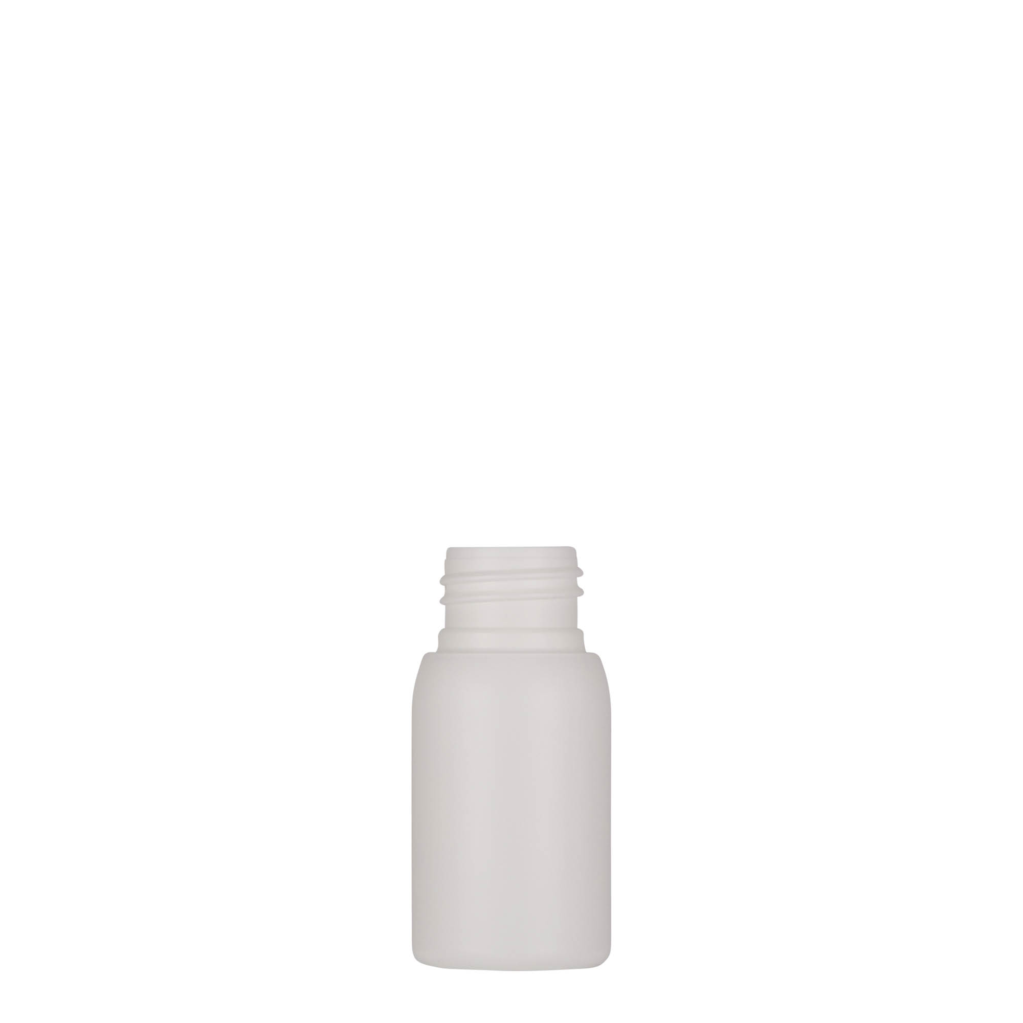 30 ml plastična bočica 'Tuffy', HDPE, bijela, grlo: 24/410