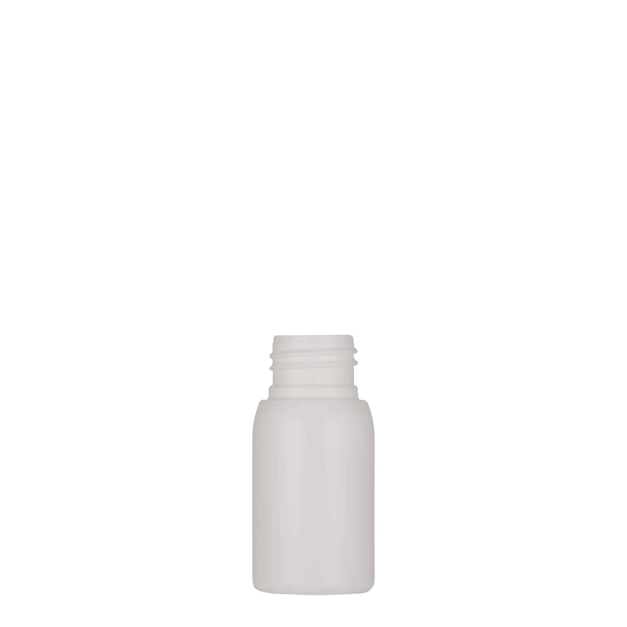 30 ml plastična bočica 'Tuffy', HDPE, bijela, grlo: 24/410
