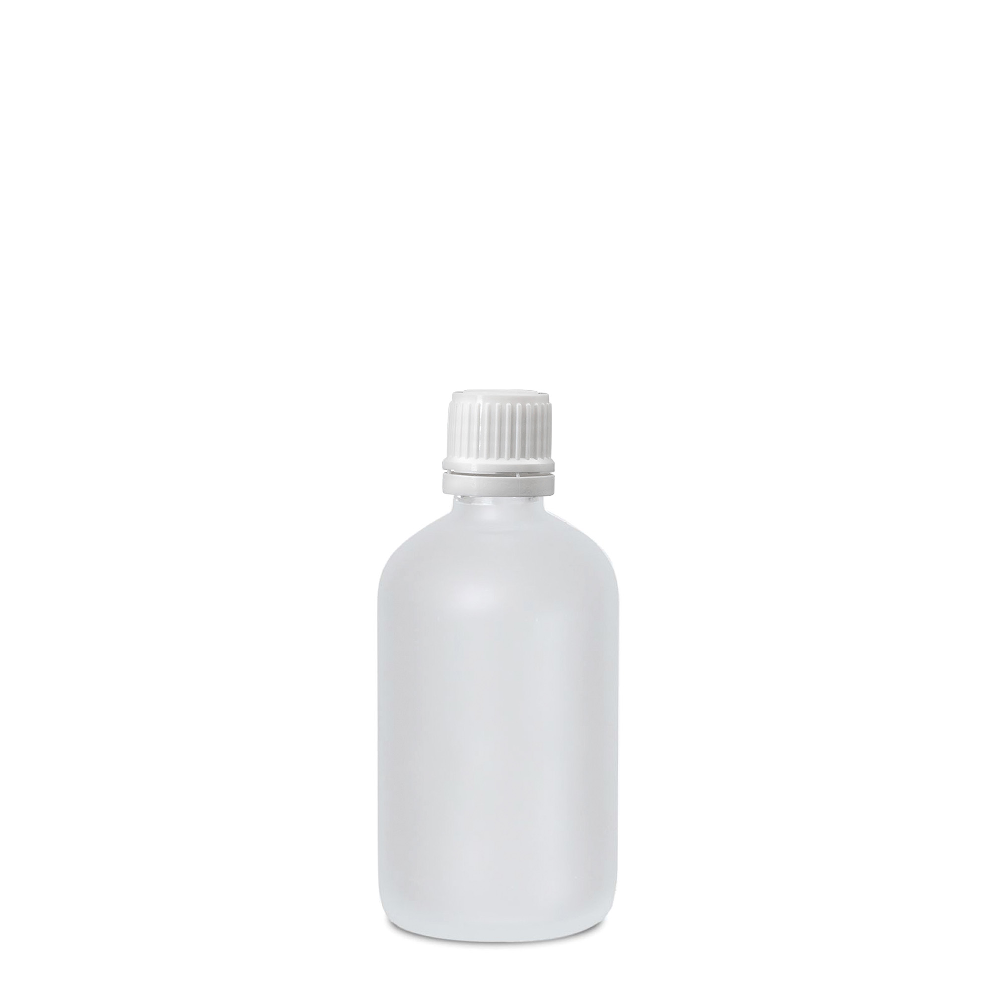 100 ml medicinska bočica, staklena, matirana, grlo: DIN 18