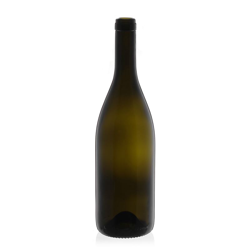 750 ml vinska boca 'Tiffany', antikno zelena, grlo: pluta