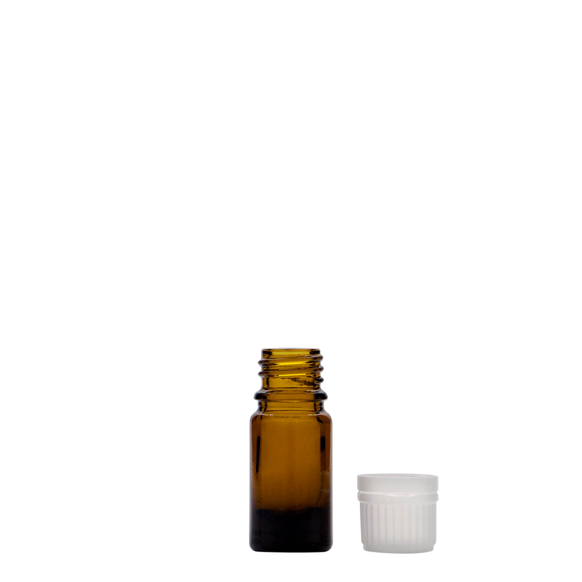 5 ml medicinska bočica, staklena, smeđa, grlo: DIN 18 5 ml medicinska bočica, staklena, smeđa, grlo: DIN 18