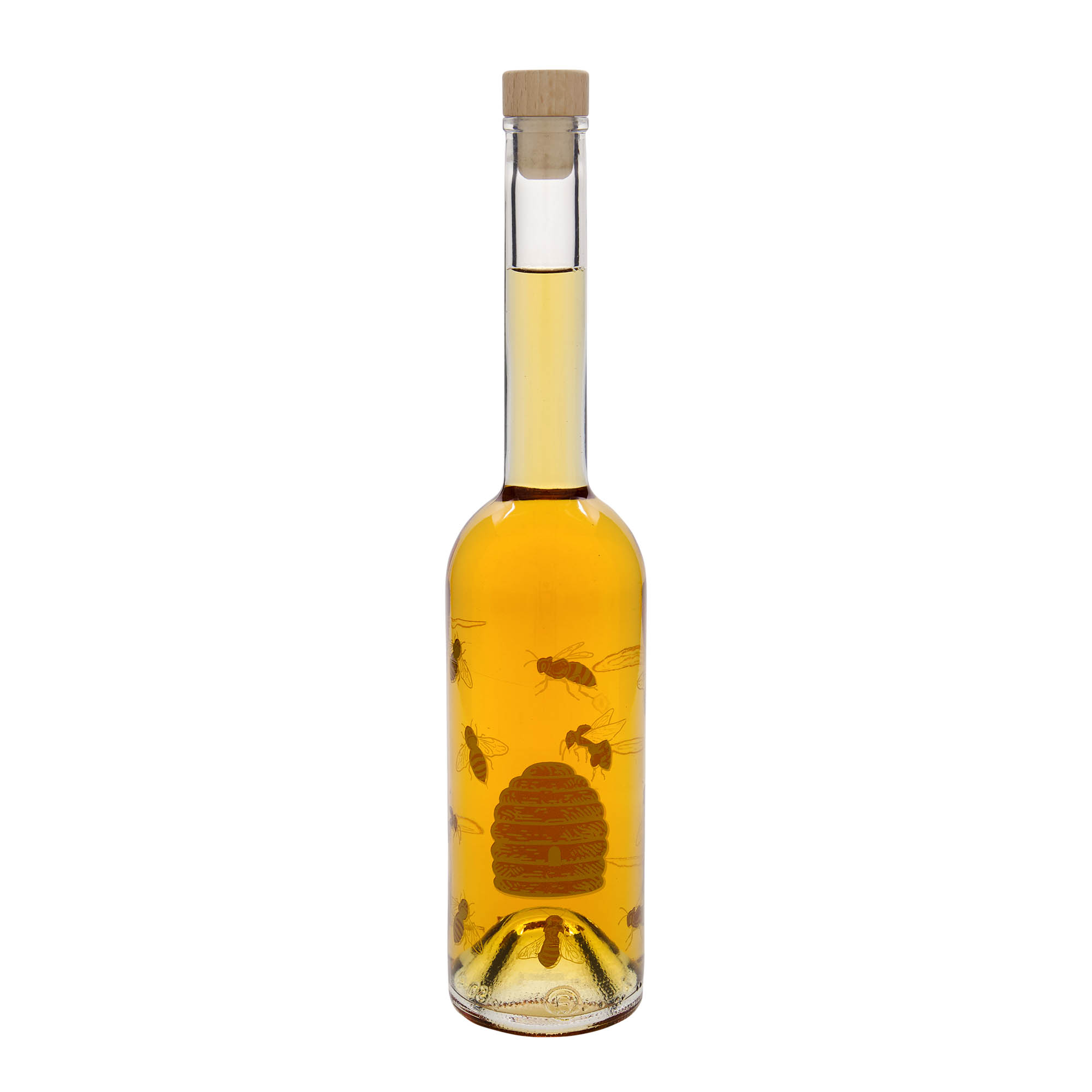 500 ml staklena boca 'Opera', motiv: pčele, grlo: pluta 500 ml staklena boca 'Opera', motiv: pčele, grlo: pluta