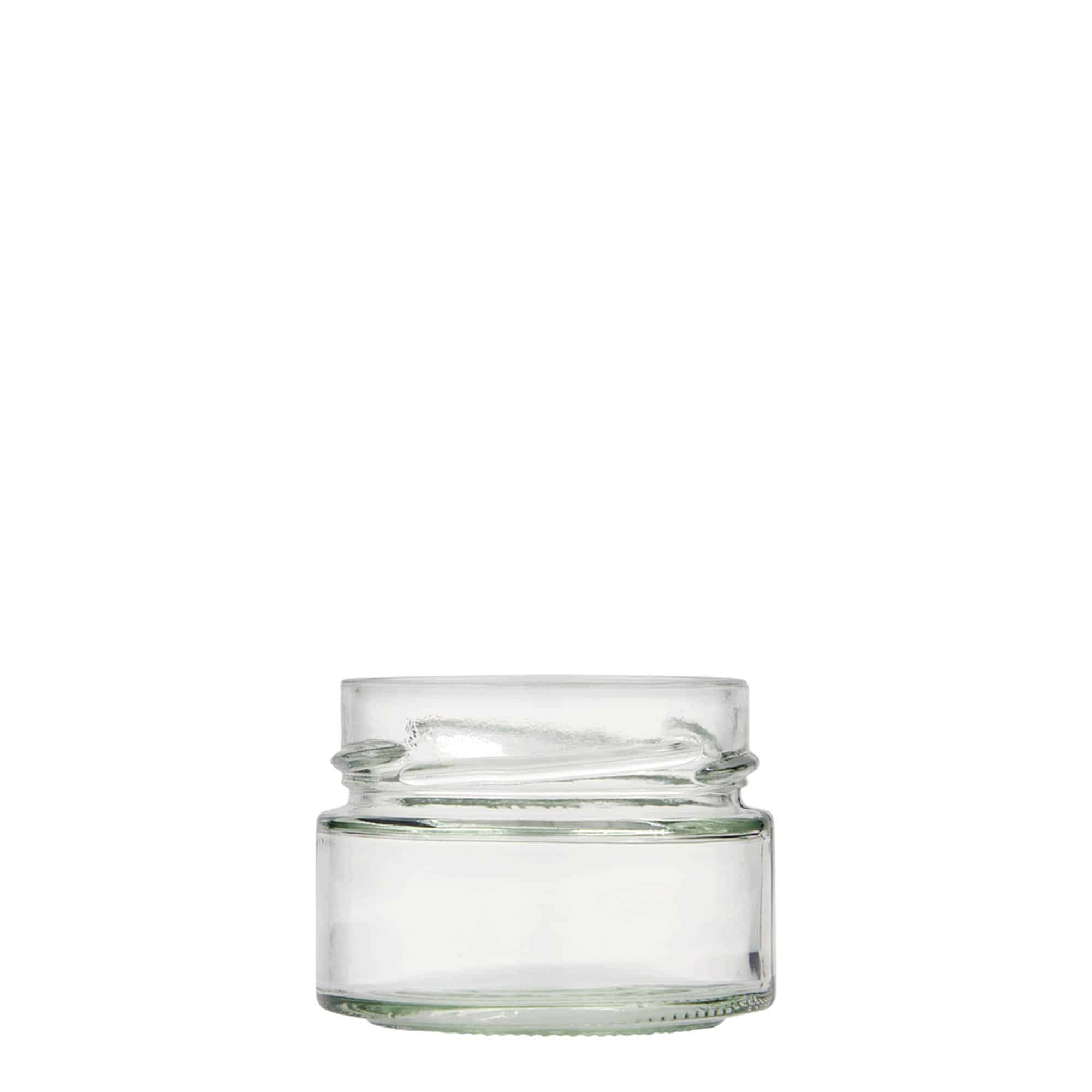 Okrugla staklenka 130 ml 'Aurora', otvor: Deep Twist Off (DTO 66) Okrugla staklenka 130 ml 'Aurora', otvor: Deep Twist Off (DTO 66)