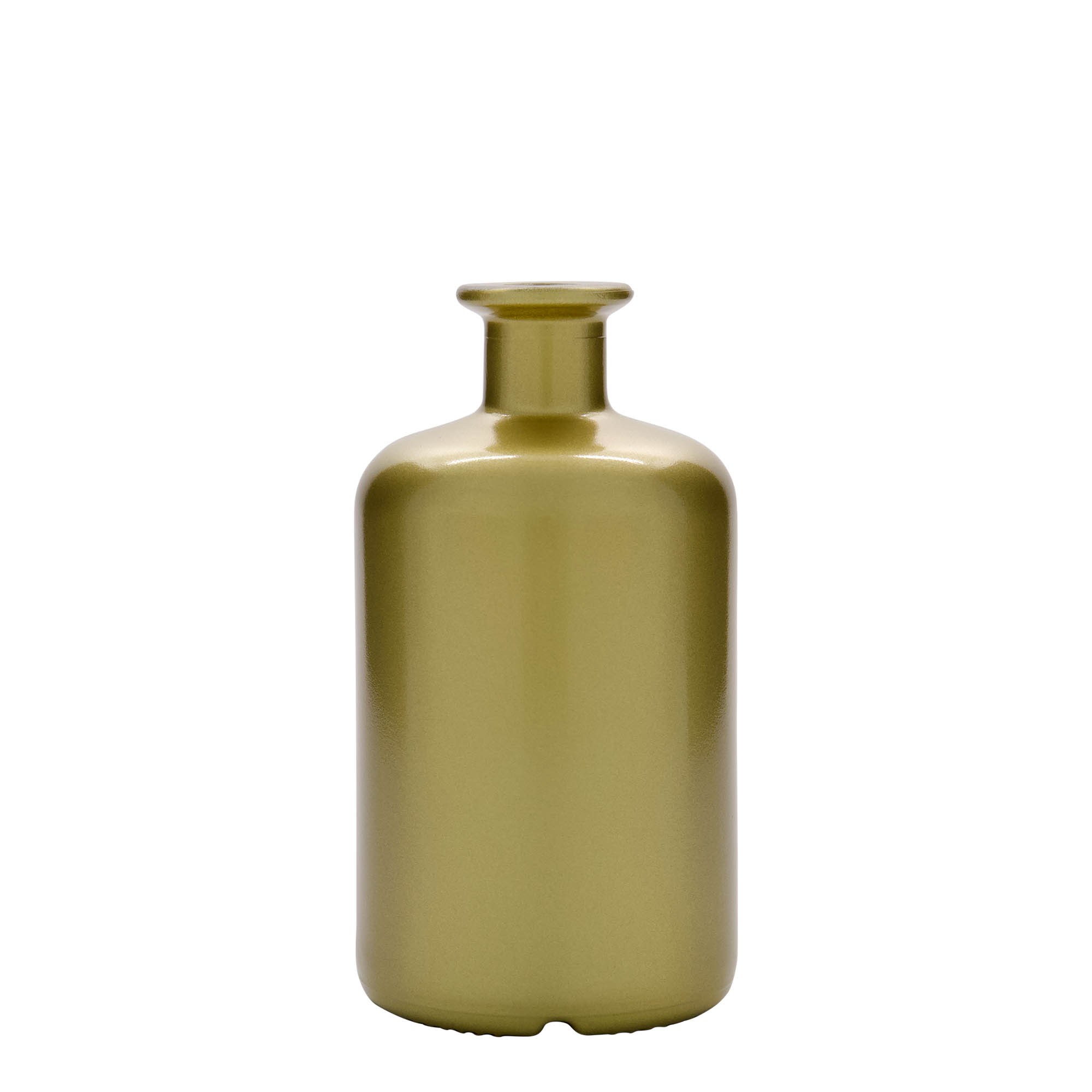 500 ml staklena boca ljekarnika, zlatna, grlo: pluta 500 ml staklena boca ljekarnika, zlatna, grlo: pluta