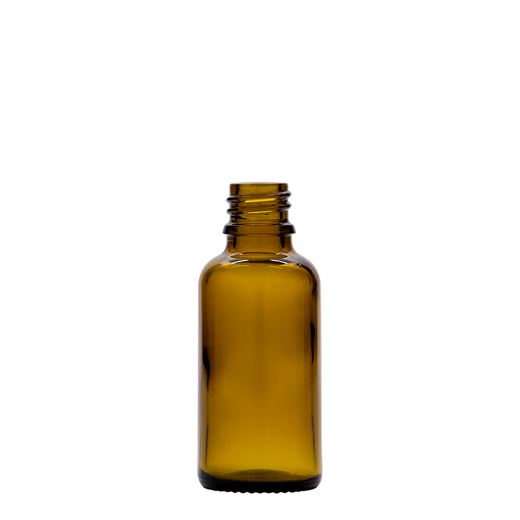 30 ml bocica s kapaljkom, medicinska, staklena, smeđa, grlo: DIN 18