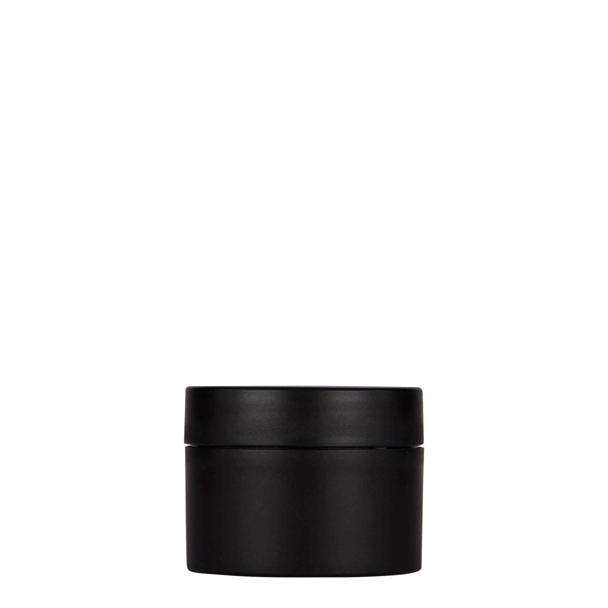 50 ml plastična posuda 'Antonella', PP, crna, otvor: navojni poklopac