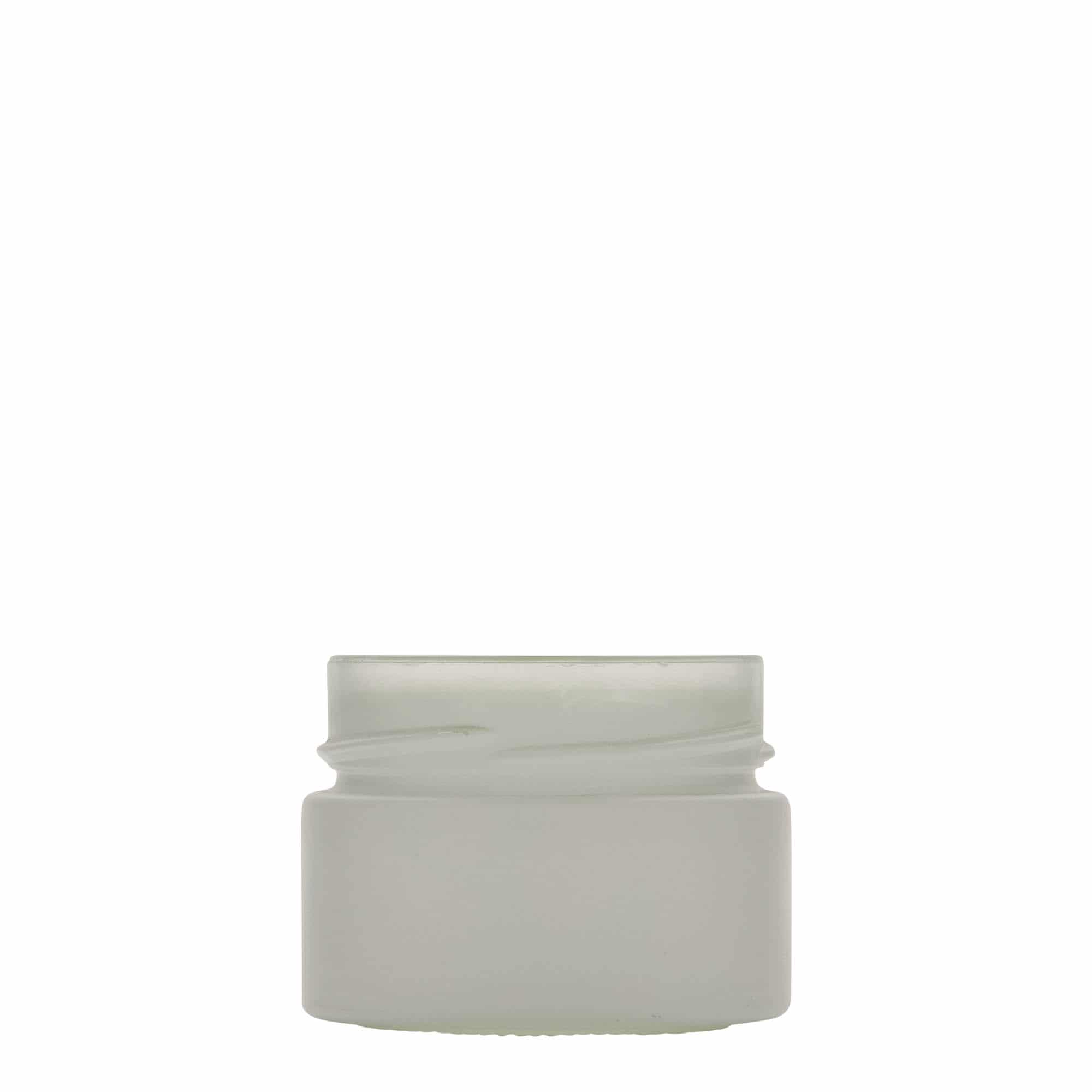 Okrugla staklenka 130 ml 'Aurora', bijela, otvor: Deep Twist Off (DTO 66) Okrugla staklenka 130 ml 'Aurora', bijela, otvor: Deep Twist Off (DTO 66)