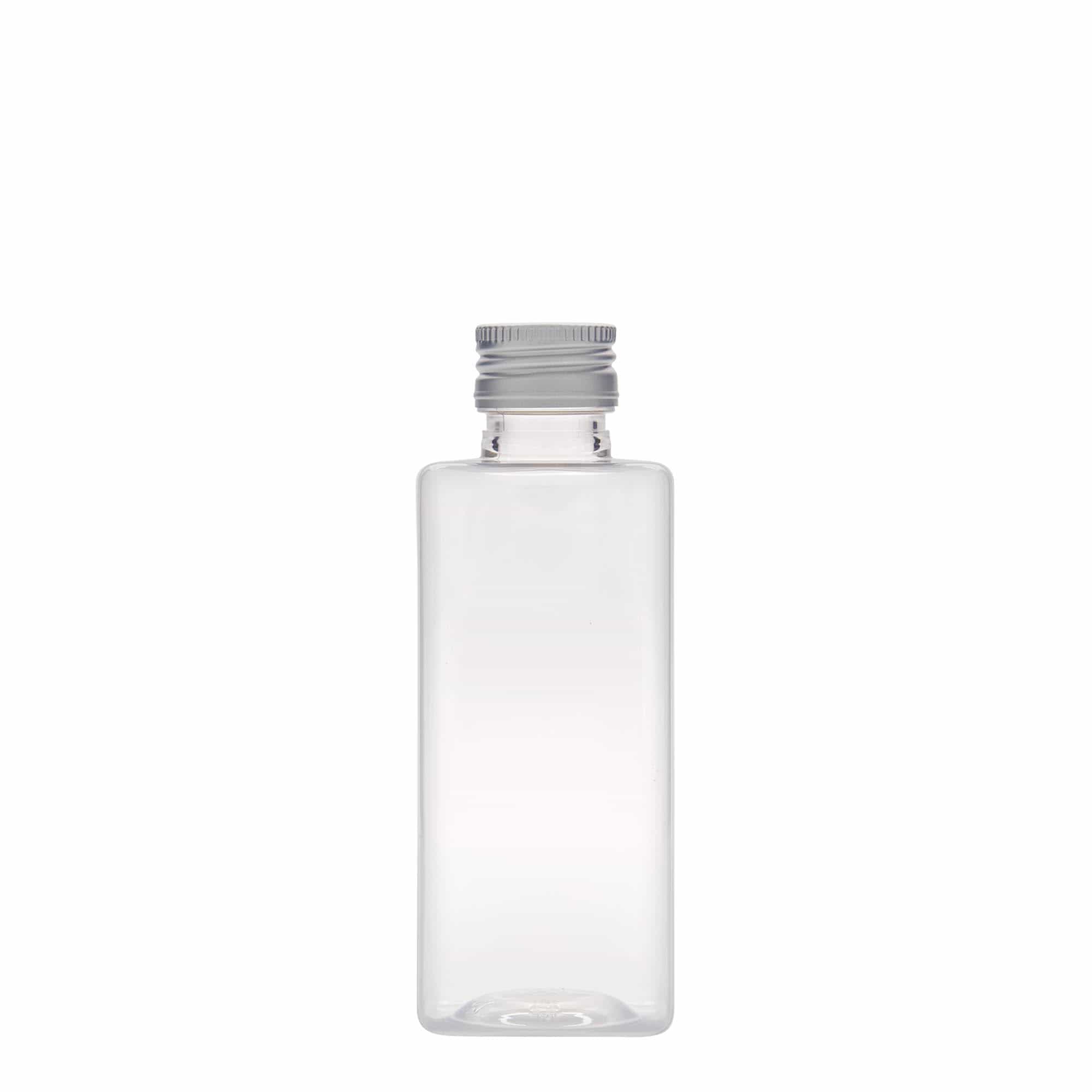 250 ml PET boca 'Karl', četvrtasta, plastika, grlo: PP 28