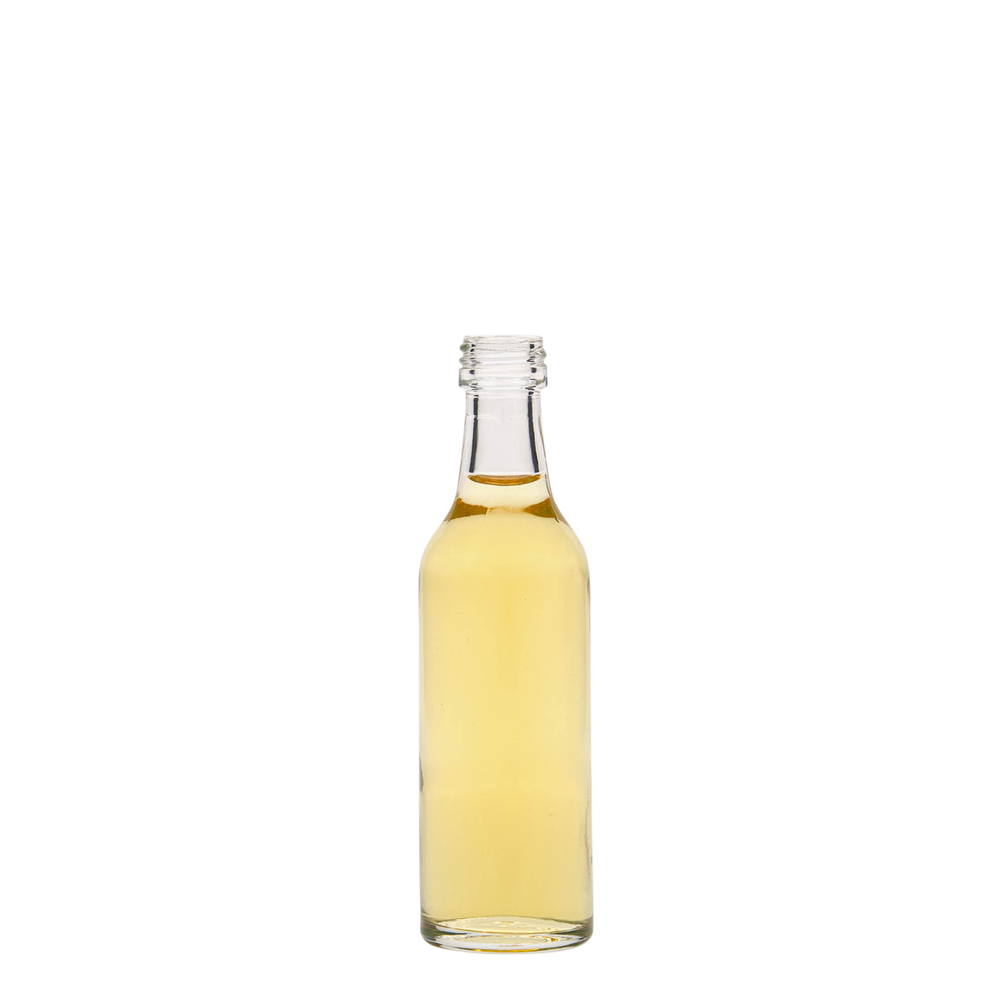 50 ml staklena boca s ravnim vratom, otvor: PP 18