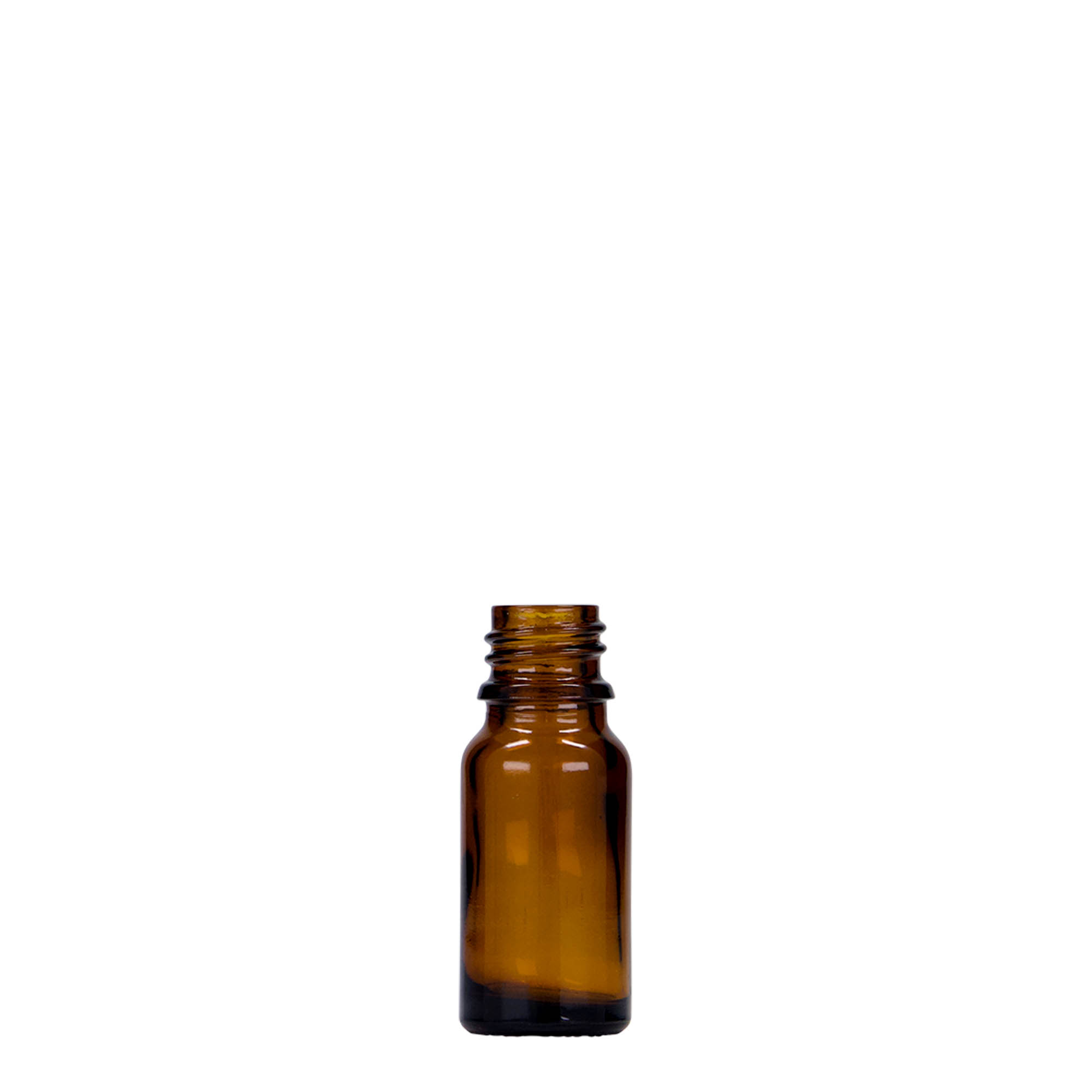 10 ml medicinska bočica, staklena, smeđa, grlo: DIN 18 10 ml medicinska bočica, staklena, smeđa, grlo: DIN 18