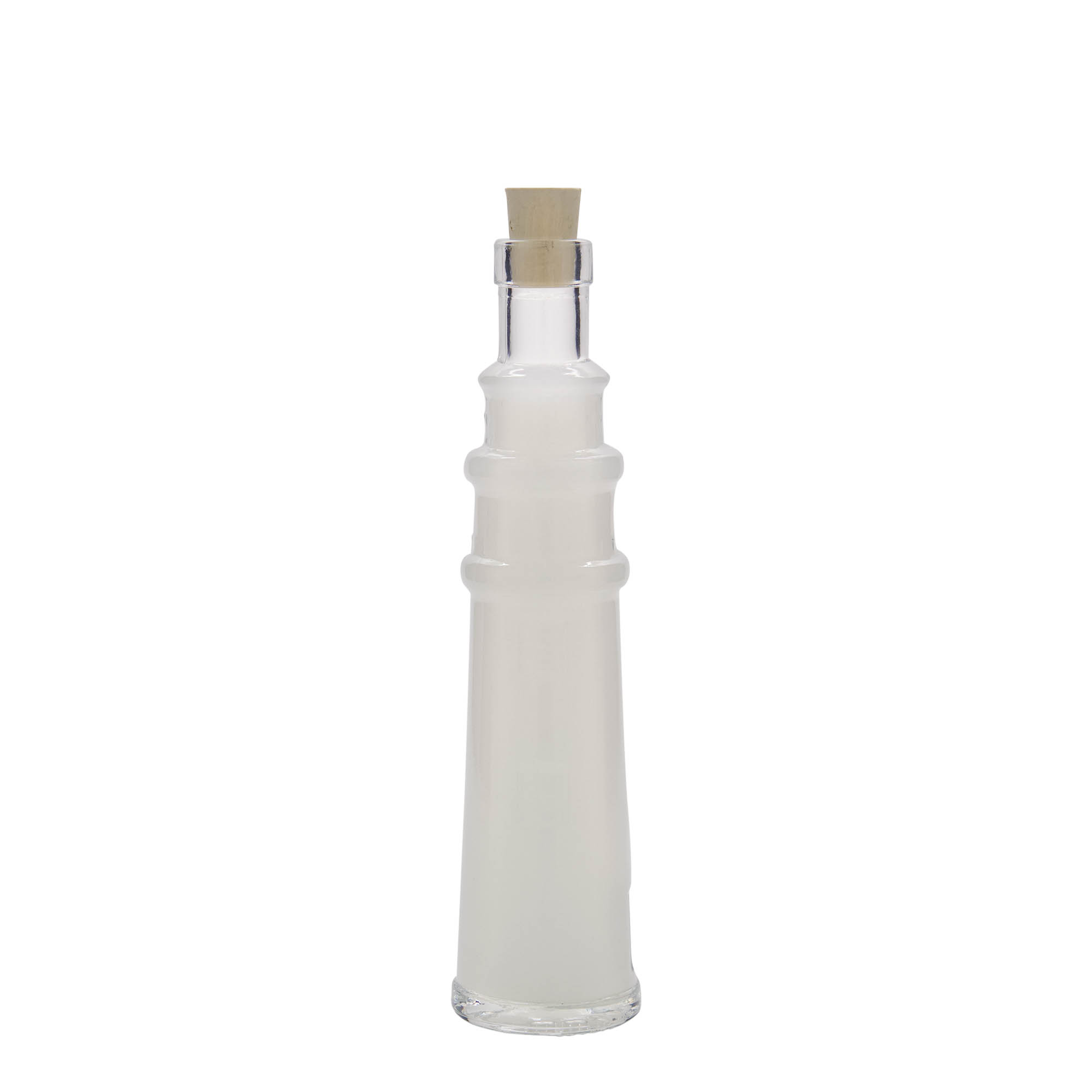 100 ml staklena boca 'Leuchtturm', otvor: pluta