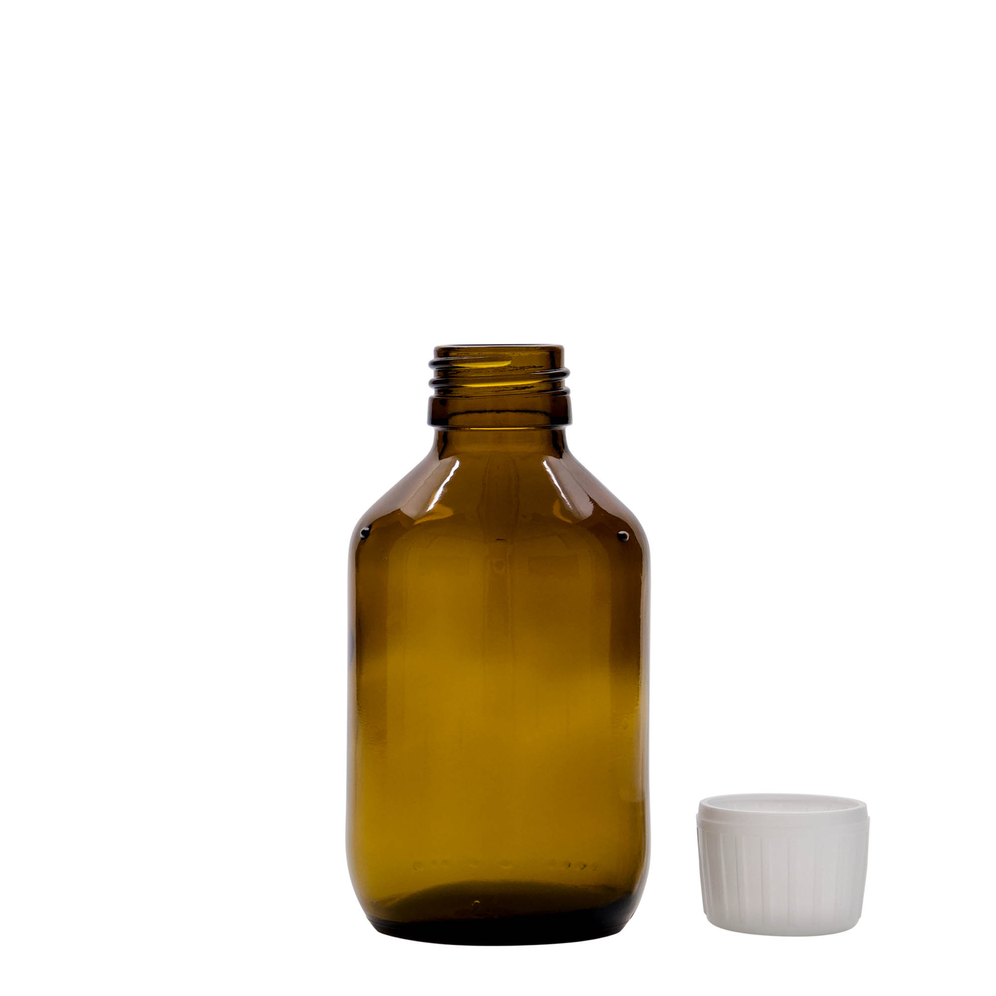 Farmaceutska boca 150 ml, smeđa, staklo, otvor: PP 28