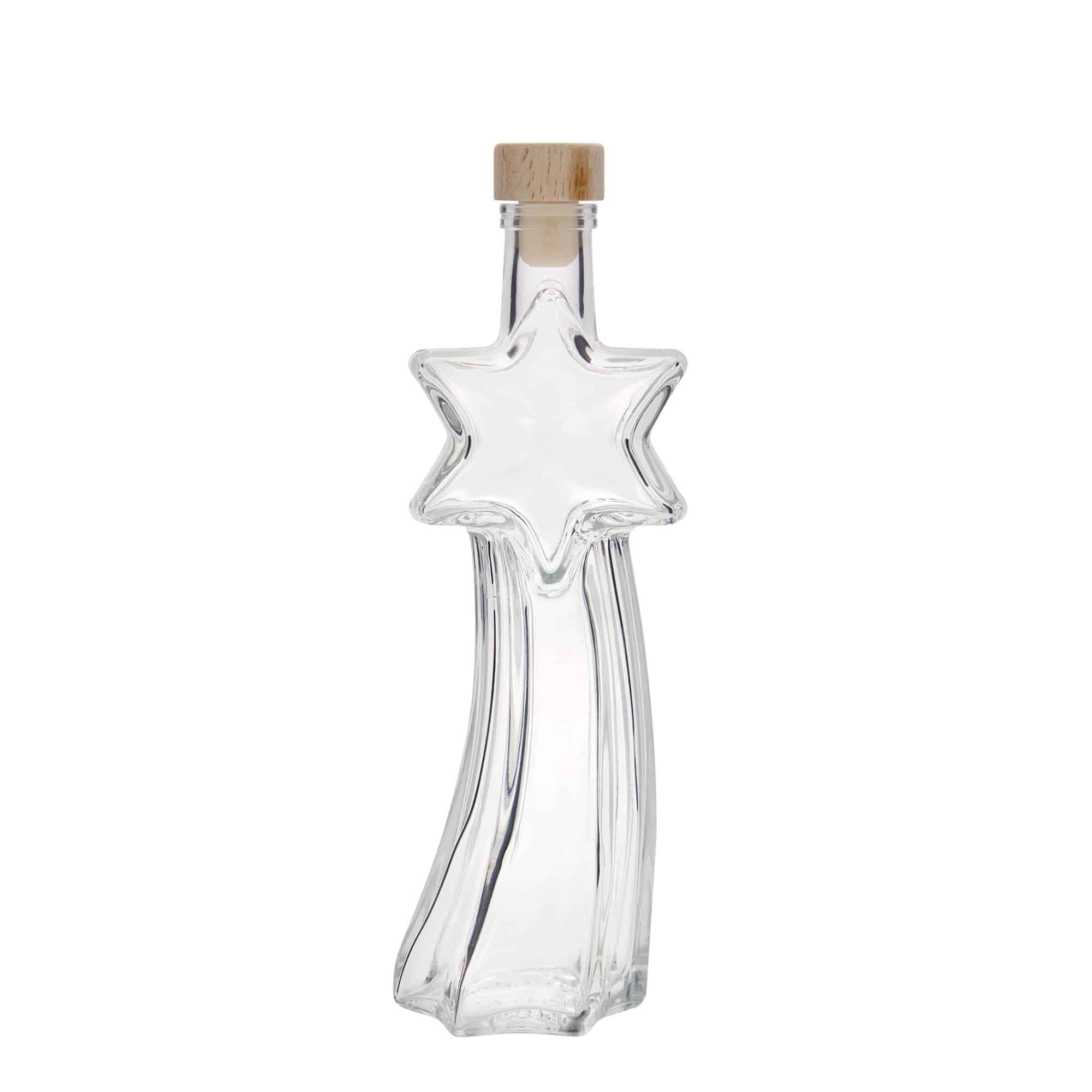200 ml staklena boca 'Sternschnuppe', grlo: pluta