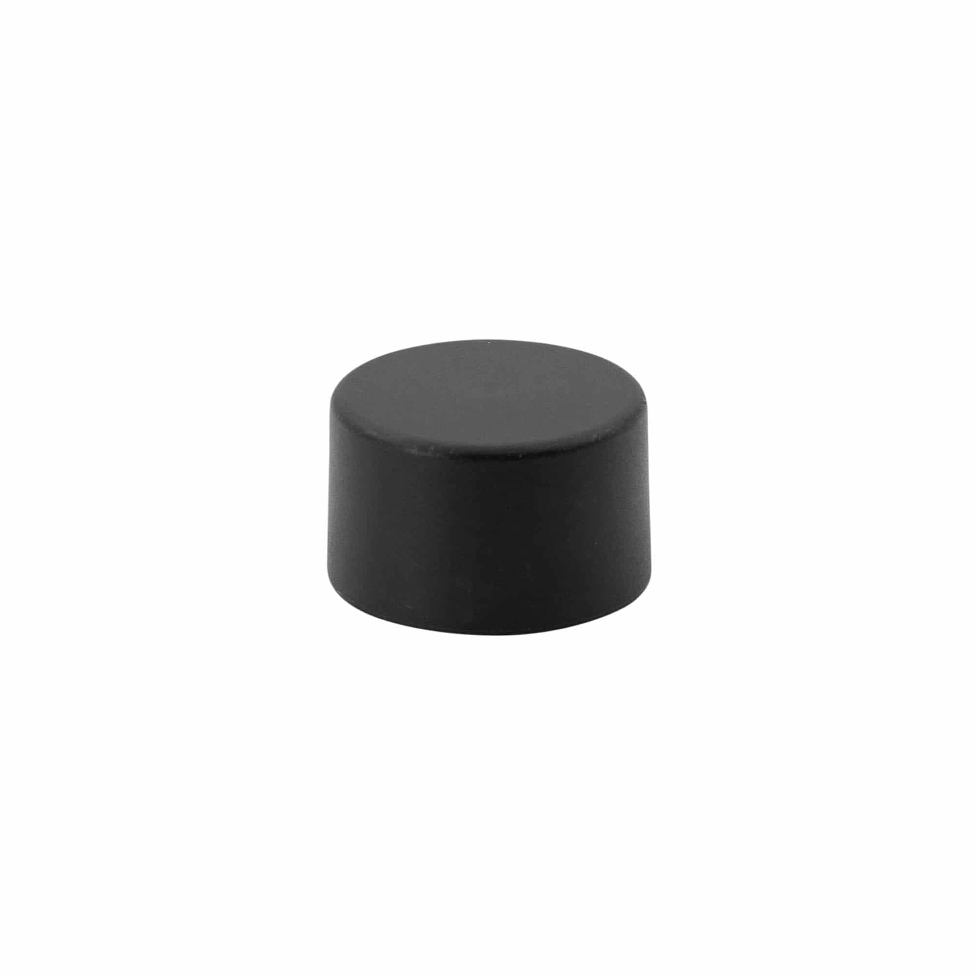Navojni čep, metal-plastika, crni, za otvor: PP 28 Navojni čep, metal-plastika, crni, za otvor: PP 28