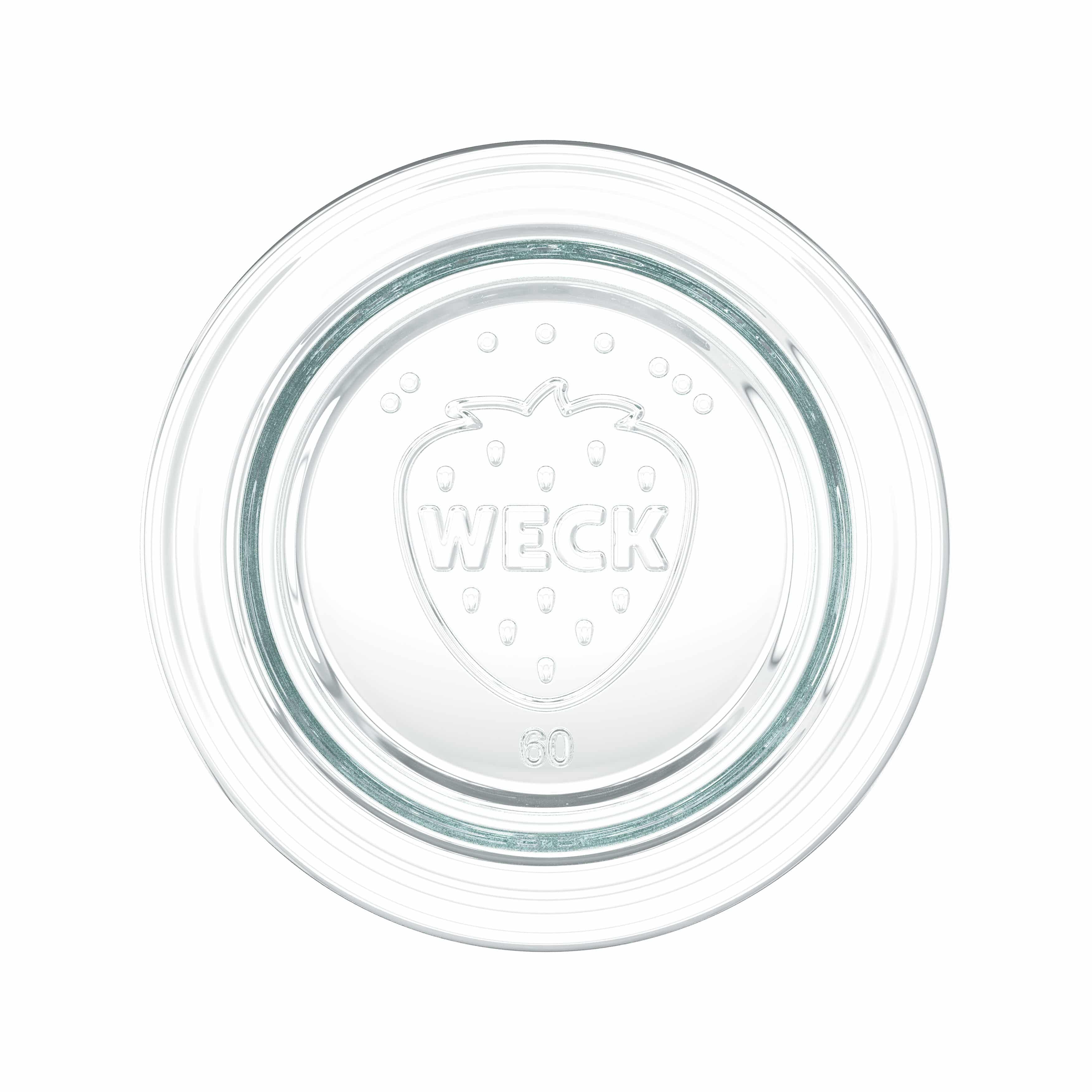 6x 600 ml WECK cilindarska staklenka sa staklenim poklopcem RR 60