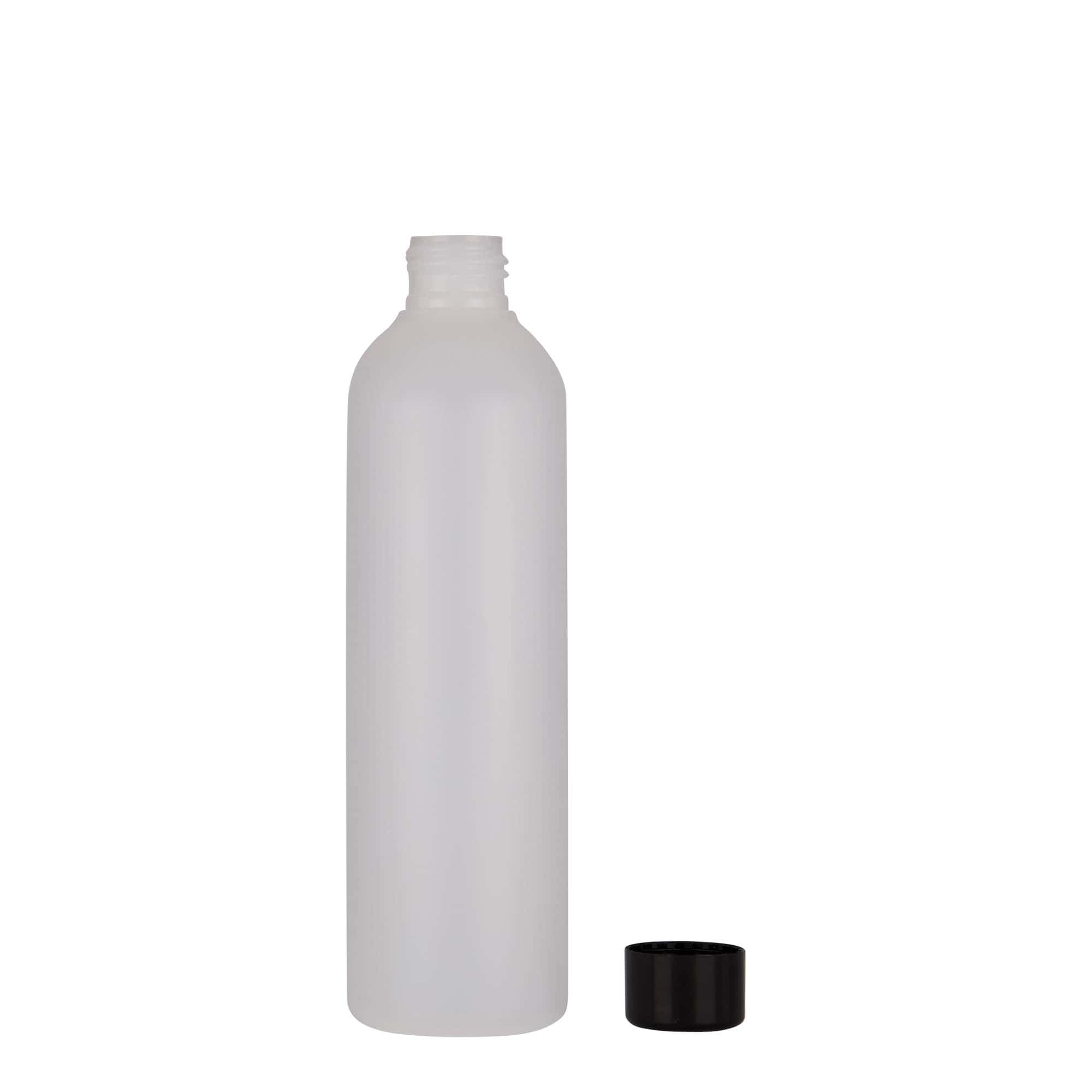 250 ml plastična boca 'Tuffy', HDPE, prirodna, grlo: 24/410