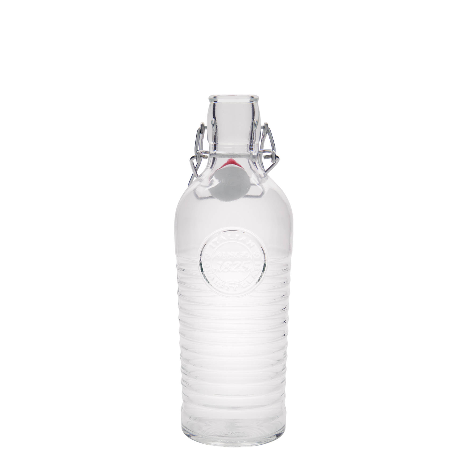 750 ml staklena boca 'Officina 1825', grlo: zatvarač s kopčom 750 ml staklena boca 'Officina 1825', grlo: zatvarač s kopčom