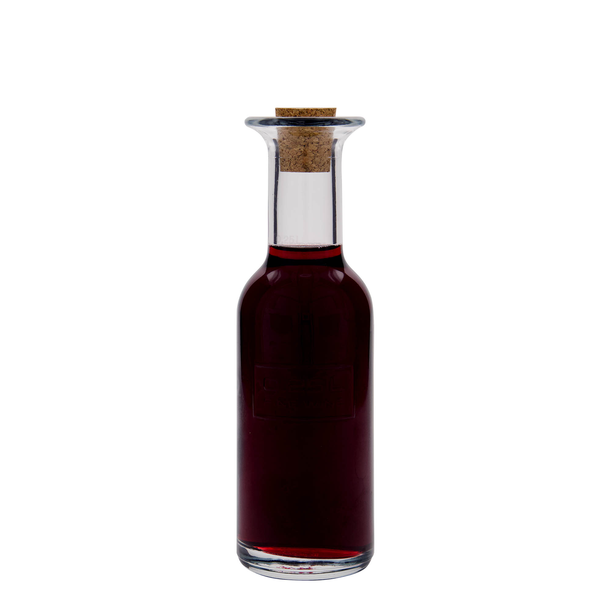 250 ml staklena boca 'Optima Fine Wine', otvor: pluta