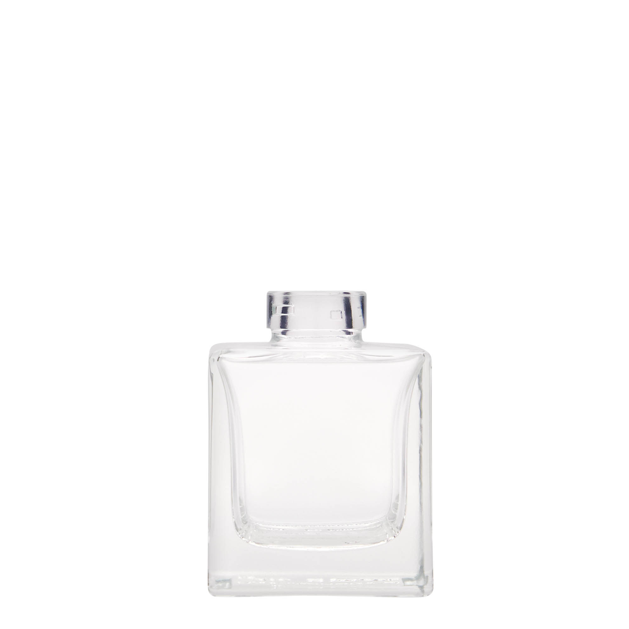 100 ml staklena boca 'Cube', kvadratna, otvor: pluta