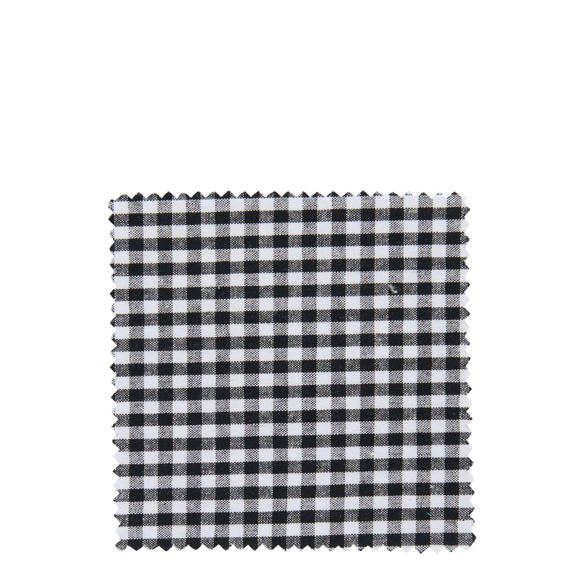 Tkaninska krpica karo uzorka 12x12, kvadratna, tekstil, crna, otvor: TO38-TO53