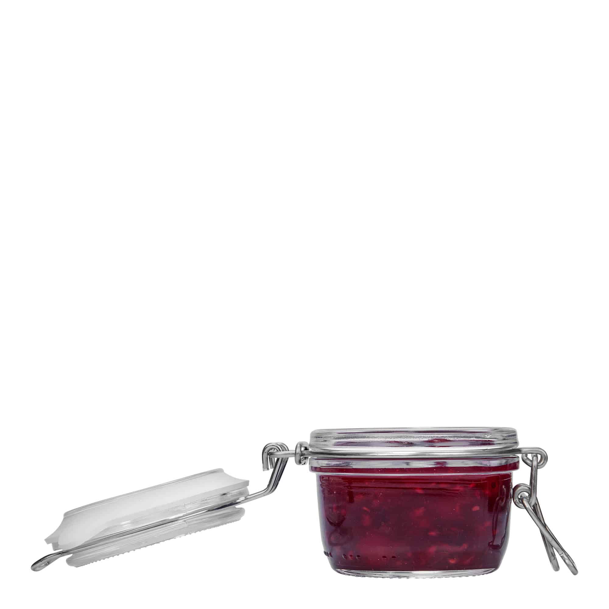 125 ml staklena tegla s žičanim zatvaračem 'Fido', otvor: žičani zatvarač