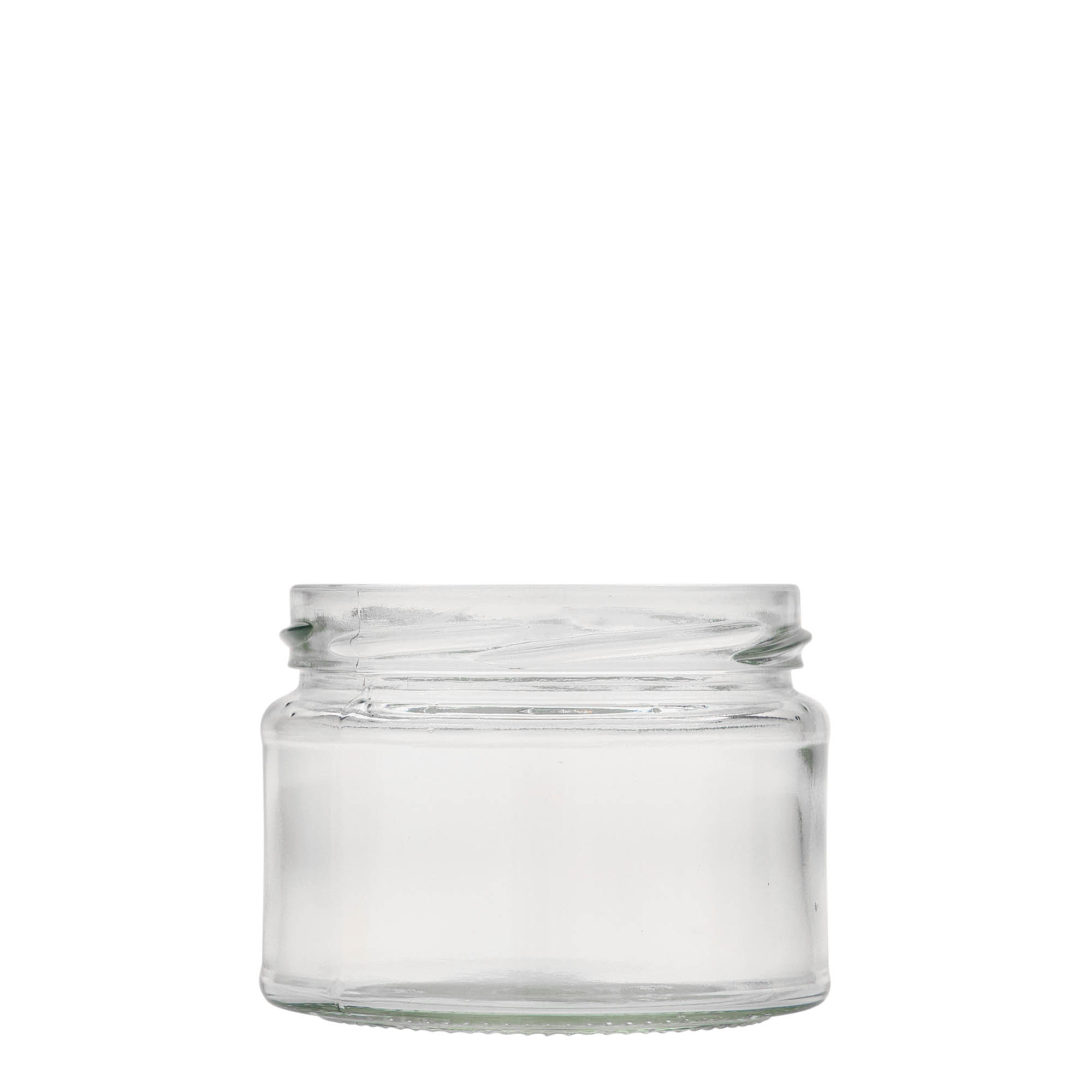 280 ml plosnata okrugla staklenka, otvor: Twist-Off (TO 82)