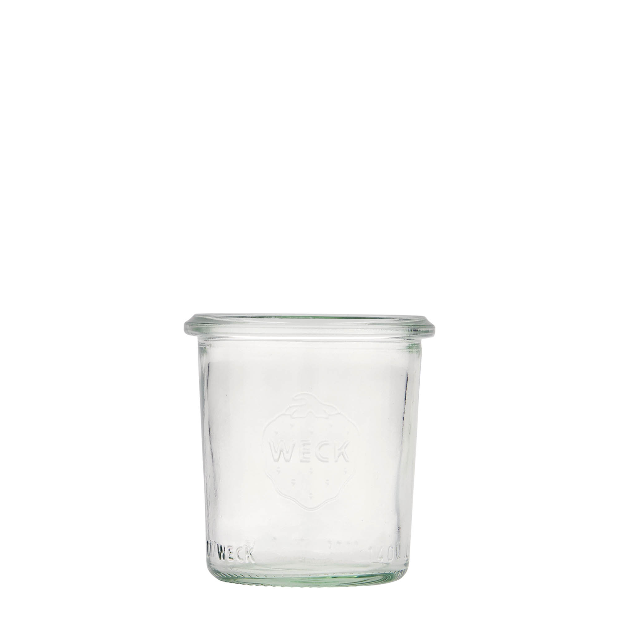 140 ml WECK staklenka za okretanje, otvor: okrugli rub