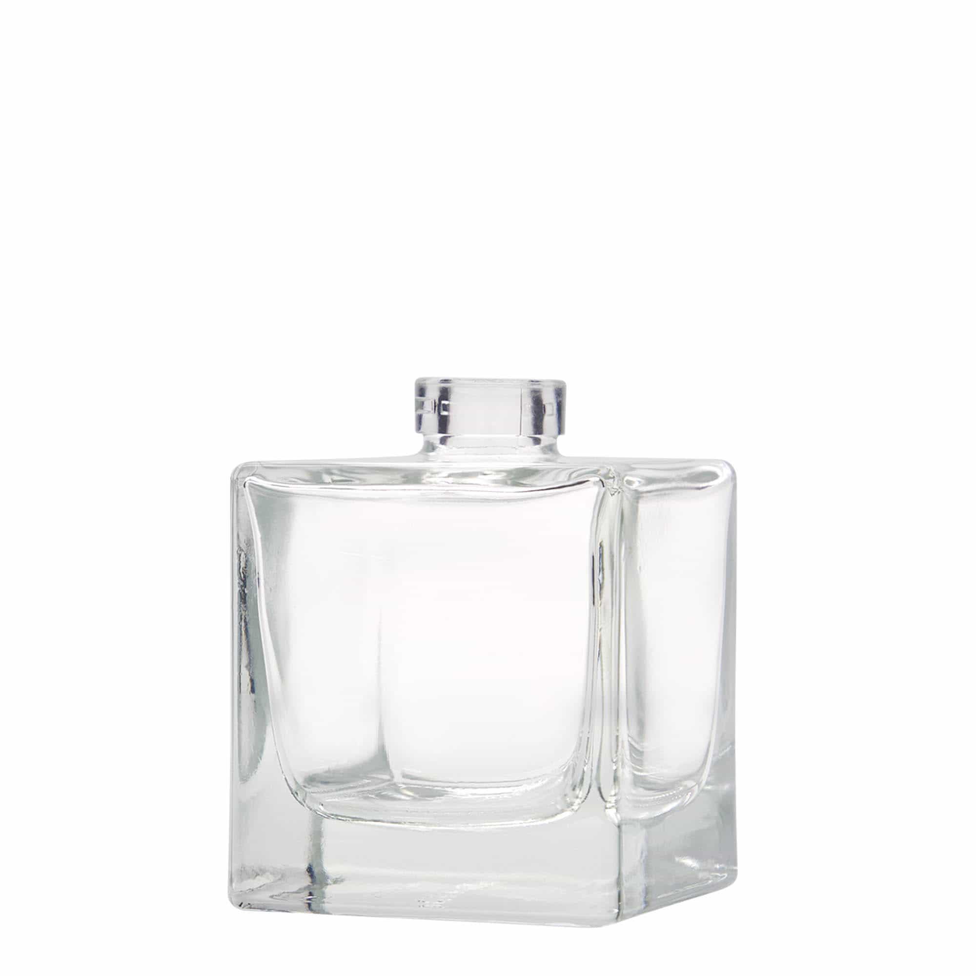 200 ml staklena boca 'Cube', kvadratna, otvor: pluta