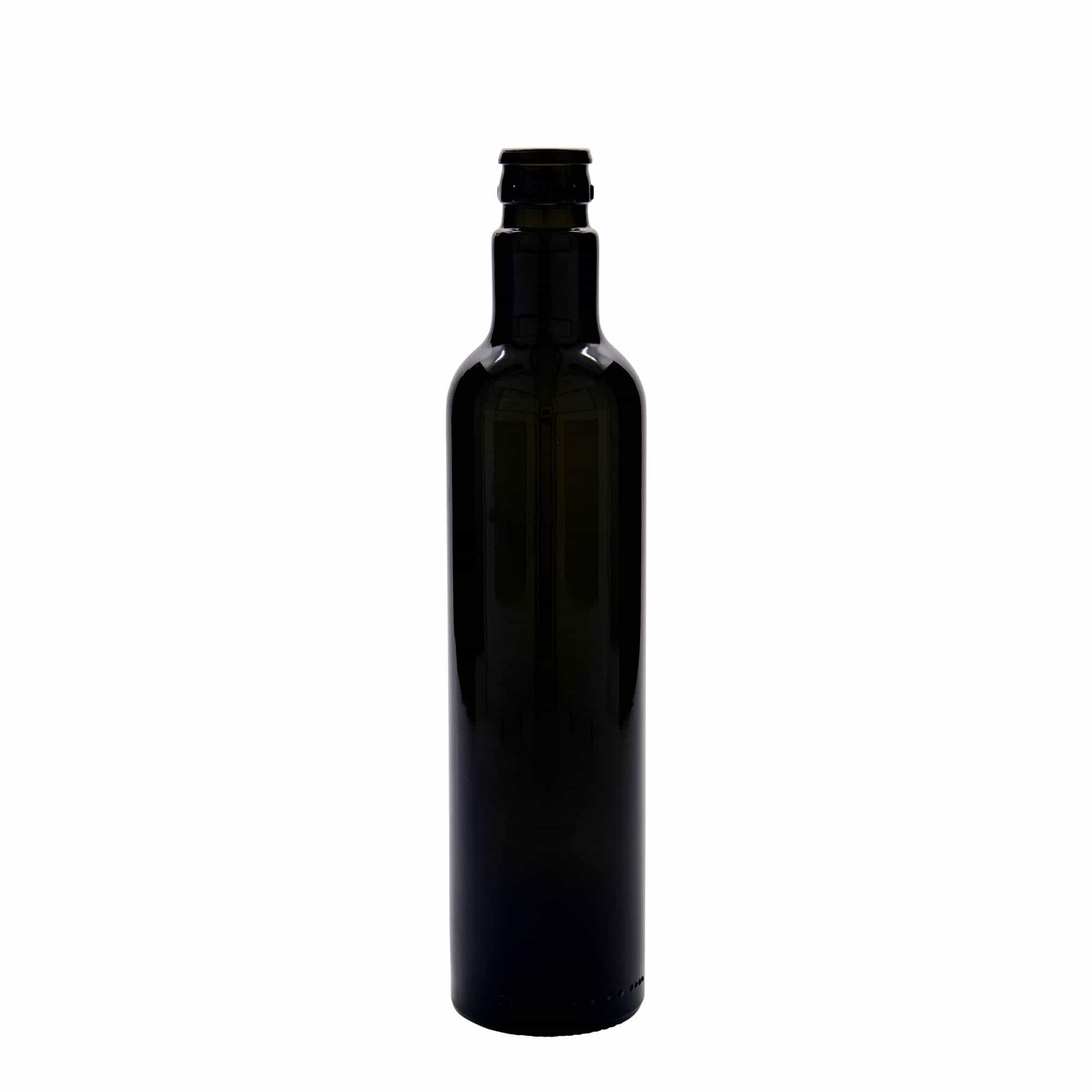 Boca za ocat/ulje 500 ml 'Willy New', staklo, antikno zelena, otvor: DOP Boca za ocat/ulje 500 ml 'Willy New', staklo, antikno zelena, otvor: DOP