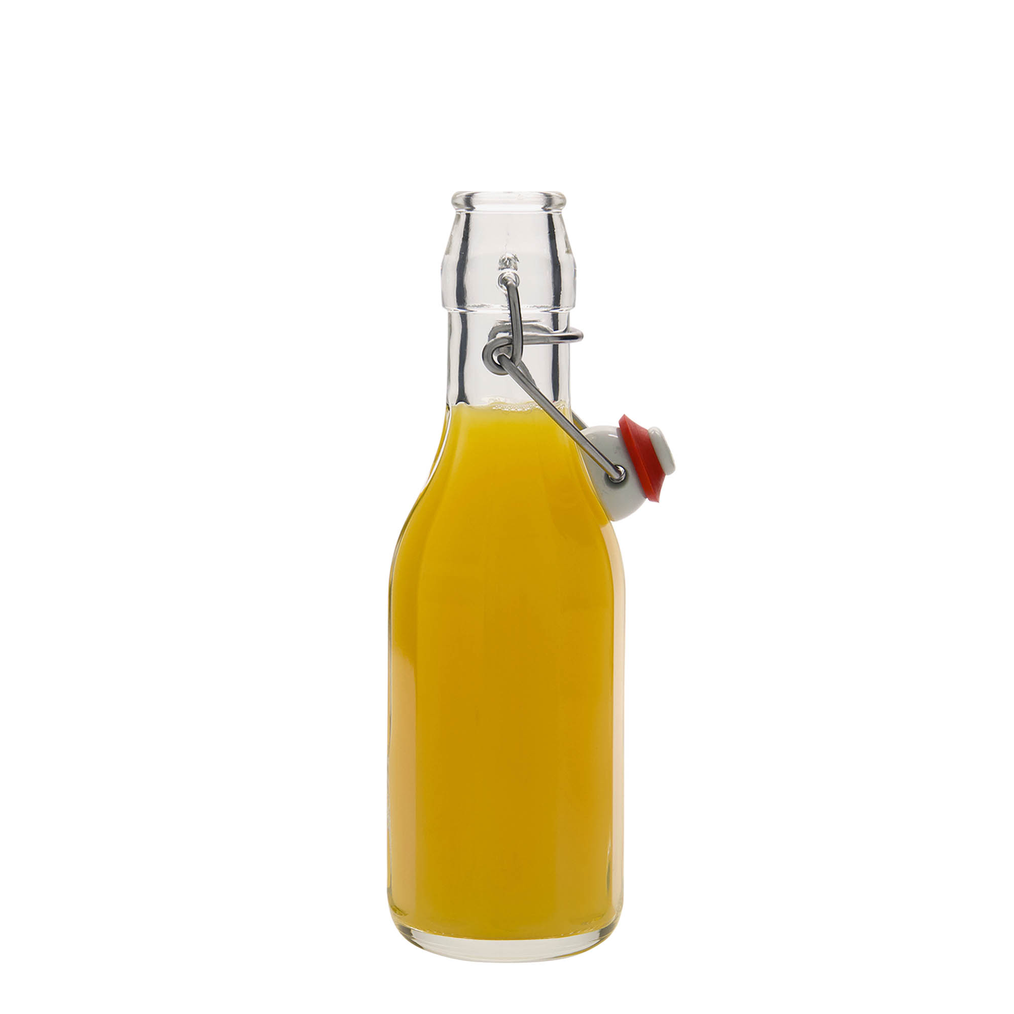 250 ml staklena boca 'Bravo', desetokutna, grlo: s kopčom za zatvaranje