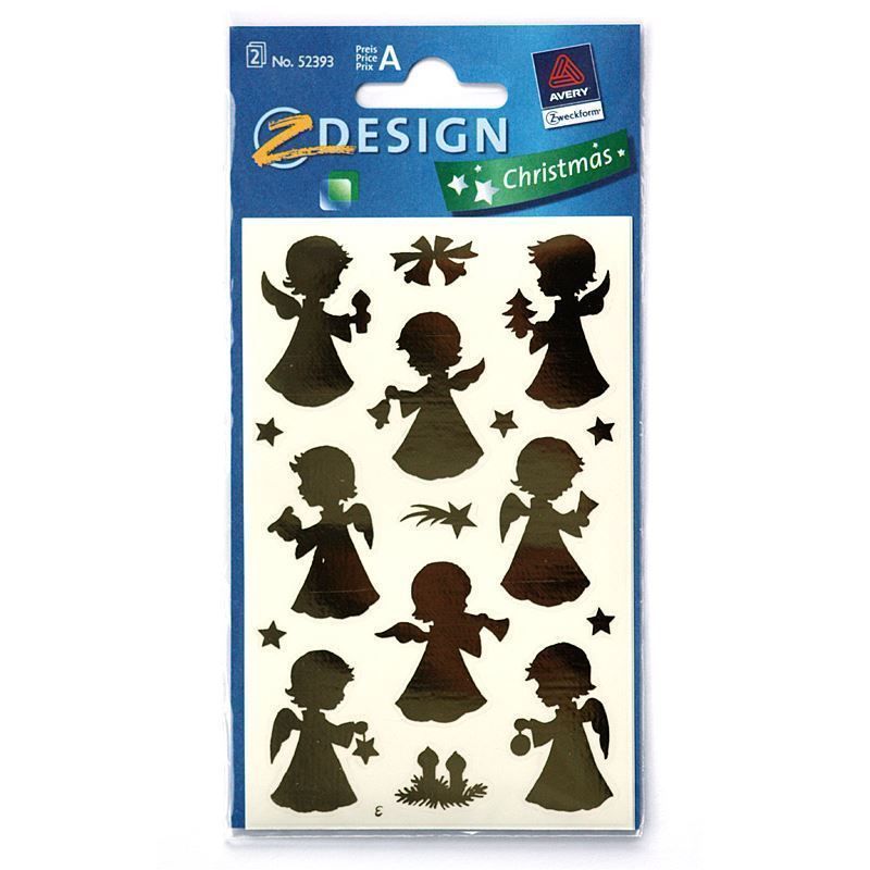 Zweckform naljepnice 'Anđeo', papir, zlatna Zweckform naljepnice 'Anđeo', papir, zlatna