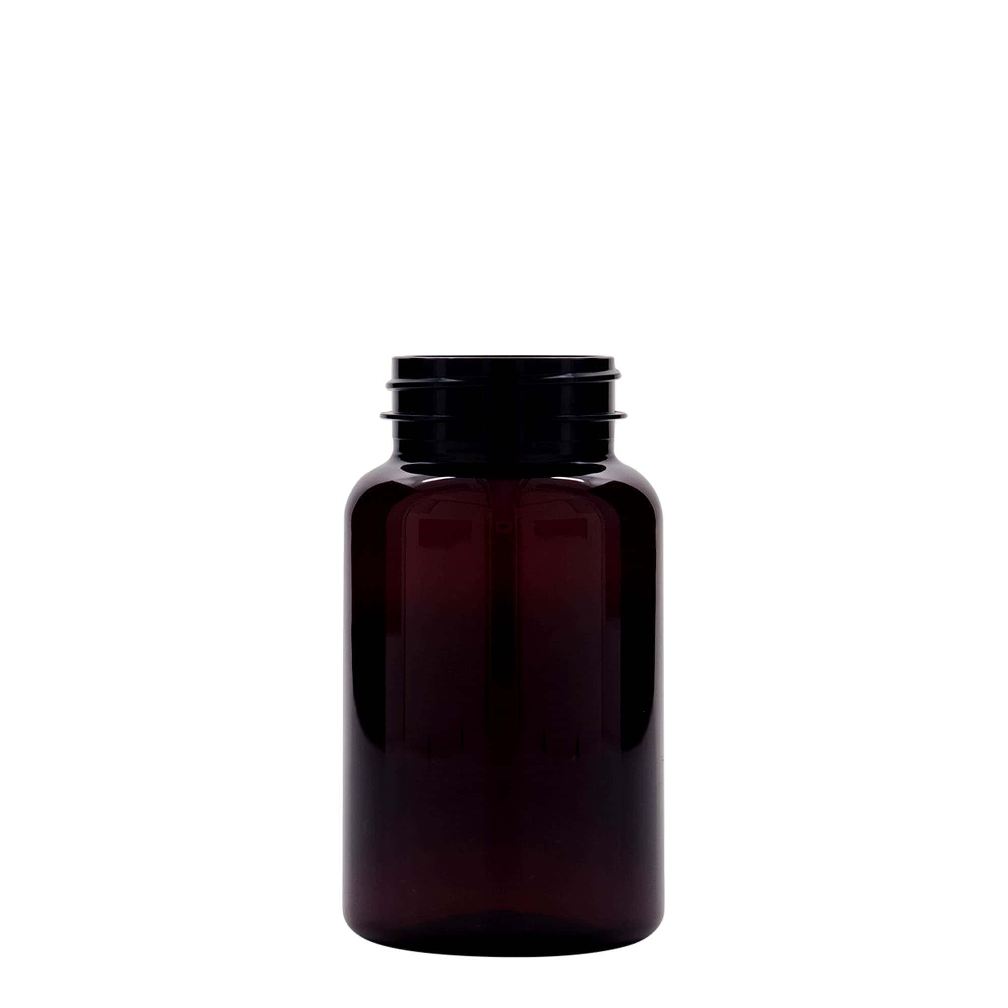 PET bočica za pakiranje 200 ml, plastika, smeđa, otvor: GPI 45/400 PET bočica za pakiranje 200 ml, plastika, smeđa, otvor: GPI 45/400