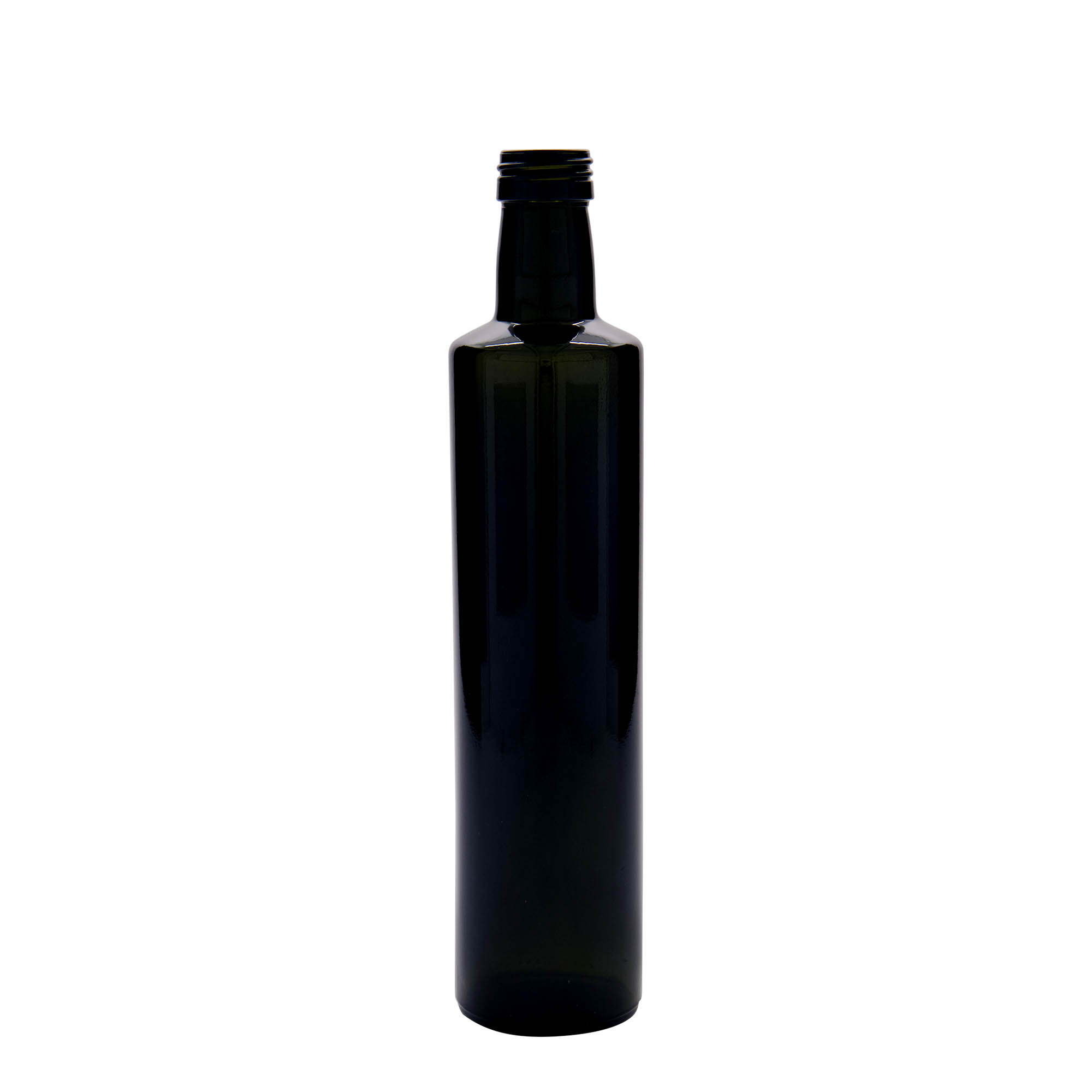 500 ml staklena boca 'Dorica', antikno zelena, grlo: PP 31,5
