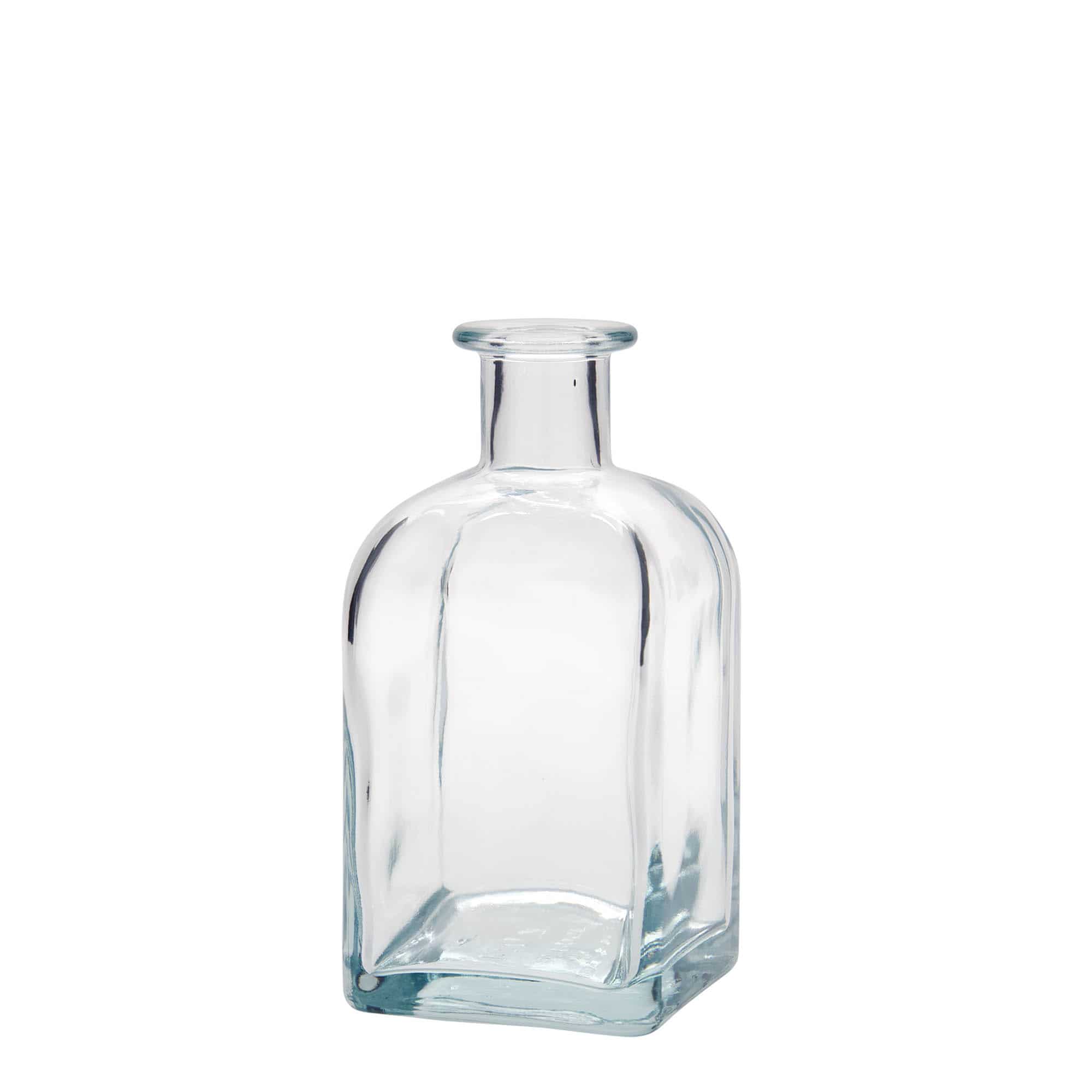 350 ml staklena boca Apotheker Carré, četvrtasta, otvor: plutani čep