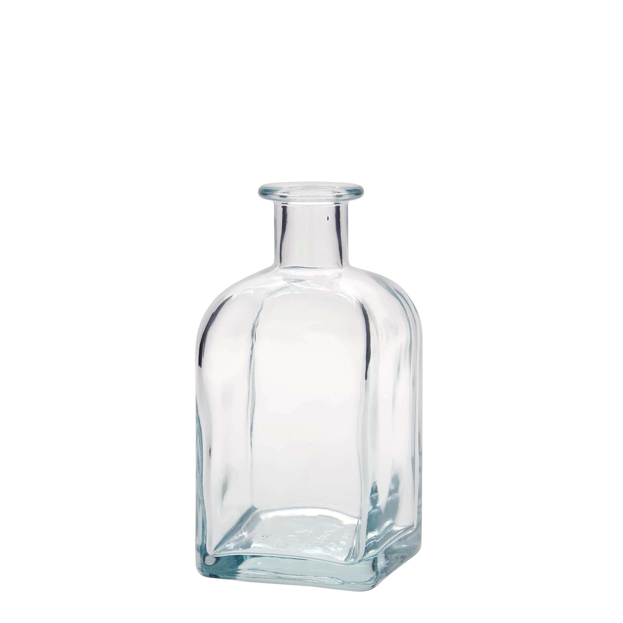 350 ml staklena boca Apotheker Carré, četvrtasta, otvor: plutani čep
