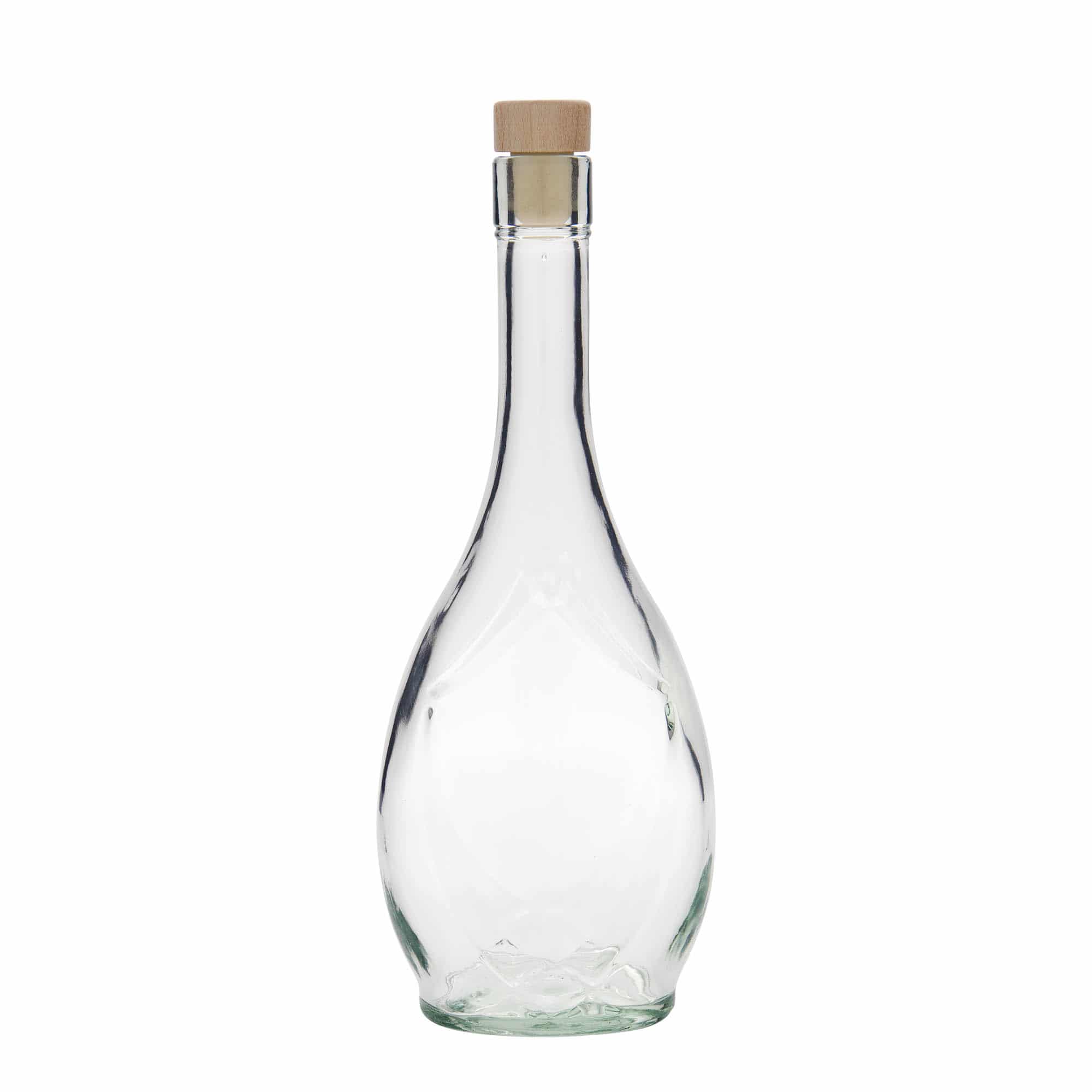 500 ml staklena boca 'Saragossa', ovalna, otvor: pluta