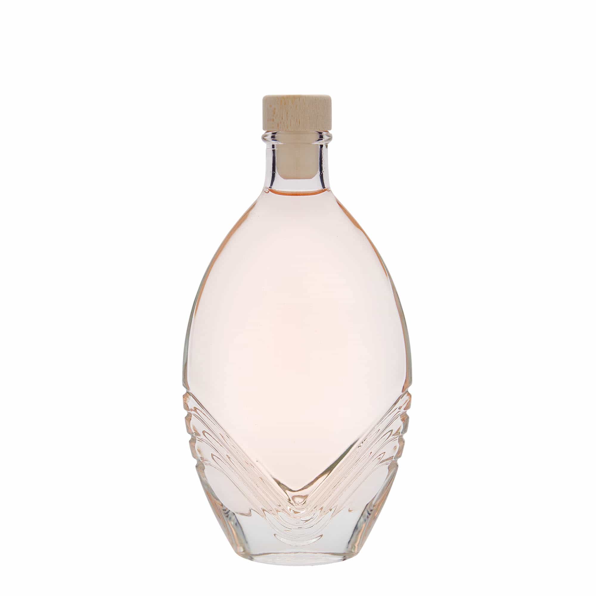 200 ml staklena boca 'Florence', ovalna, otvor: pluta