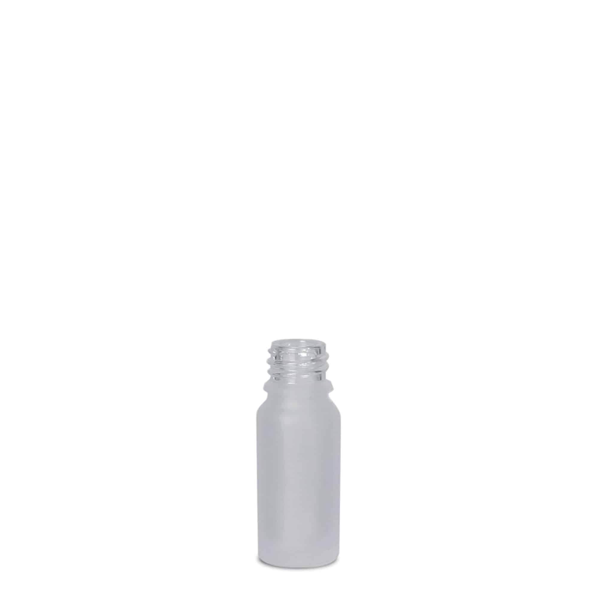 10 ml medicinska bočica, staklena, matirana, grlo: DIN 18 10 ml medicinska bočica, staklena, matirana, grlo: DIN 18