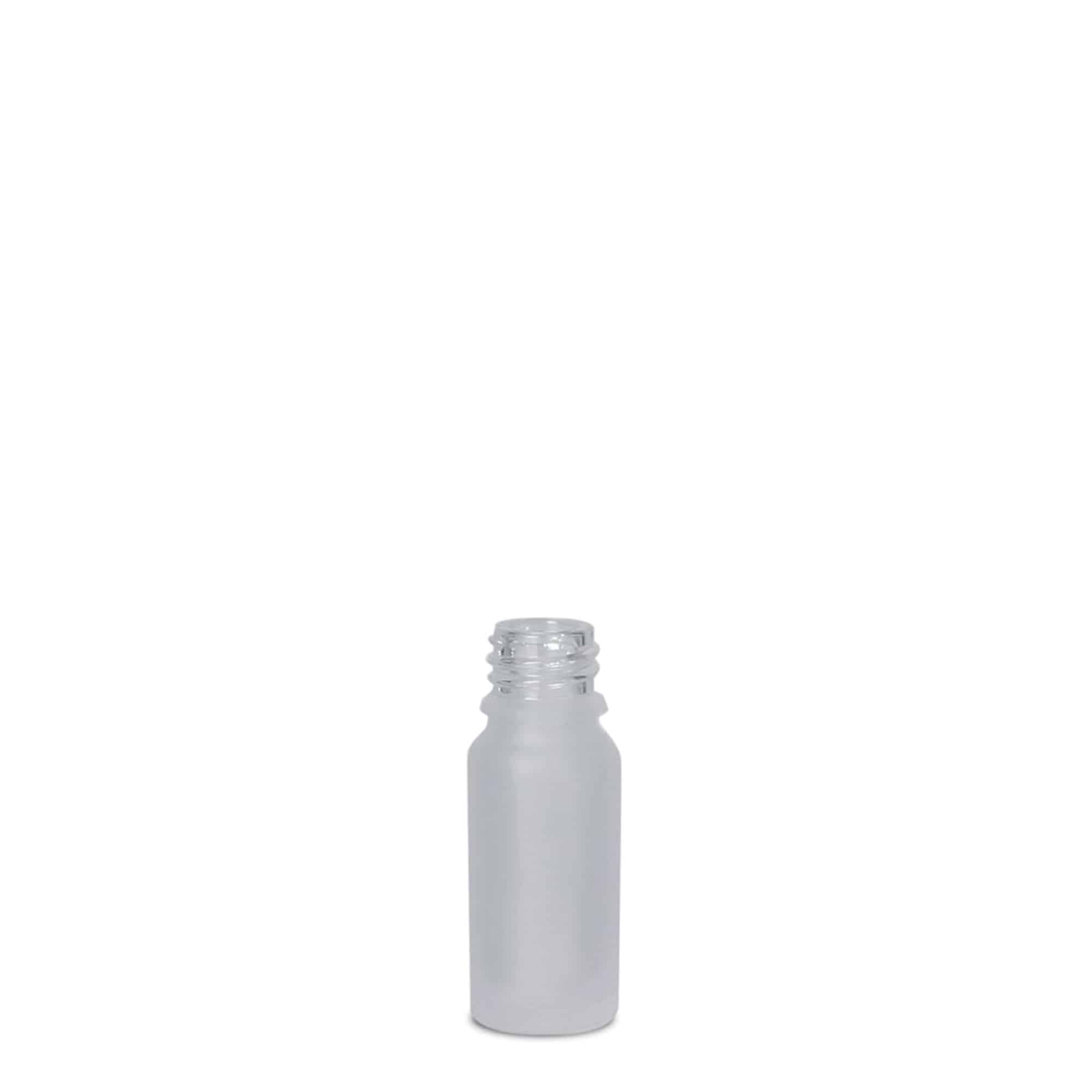10 ml medicinska bočica, staklena, matirana, grlo: DIN 18