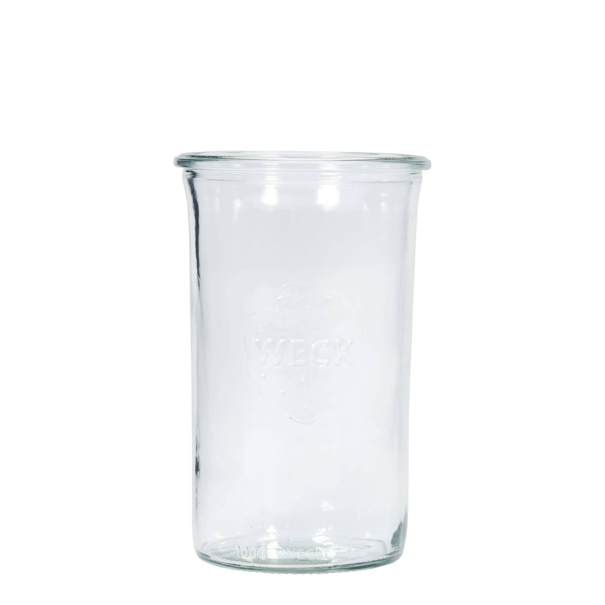 1.000 ml WECK-staklenka za stavljanje naopako #, otvor: okrugli rub